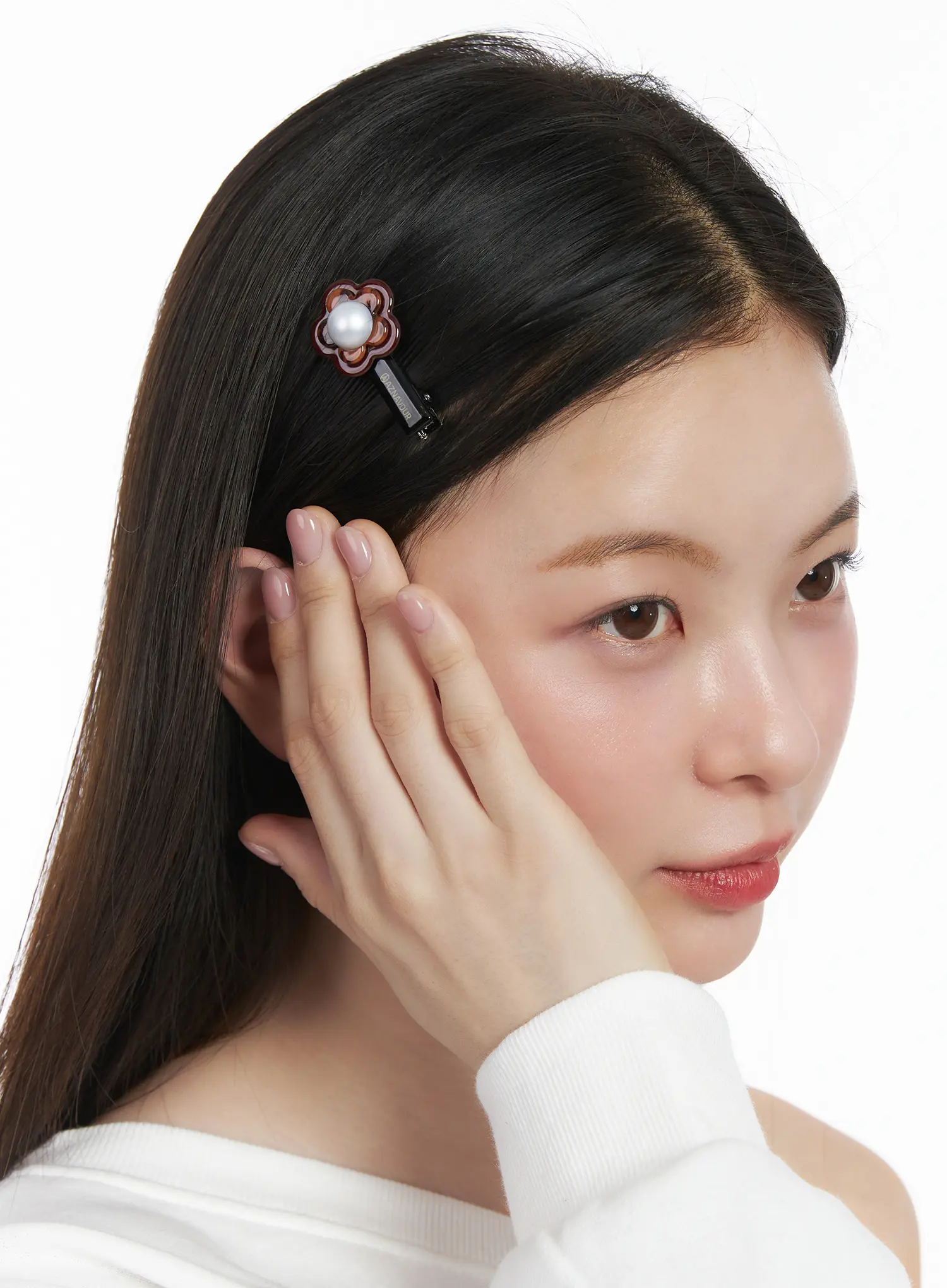 Flower Hair Clip CJ512 - Image 3