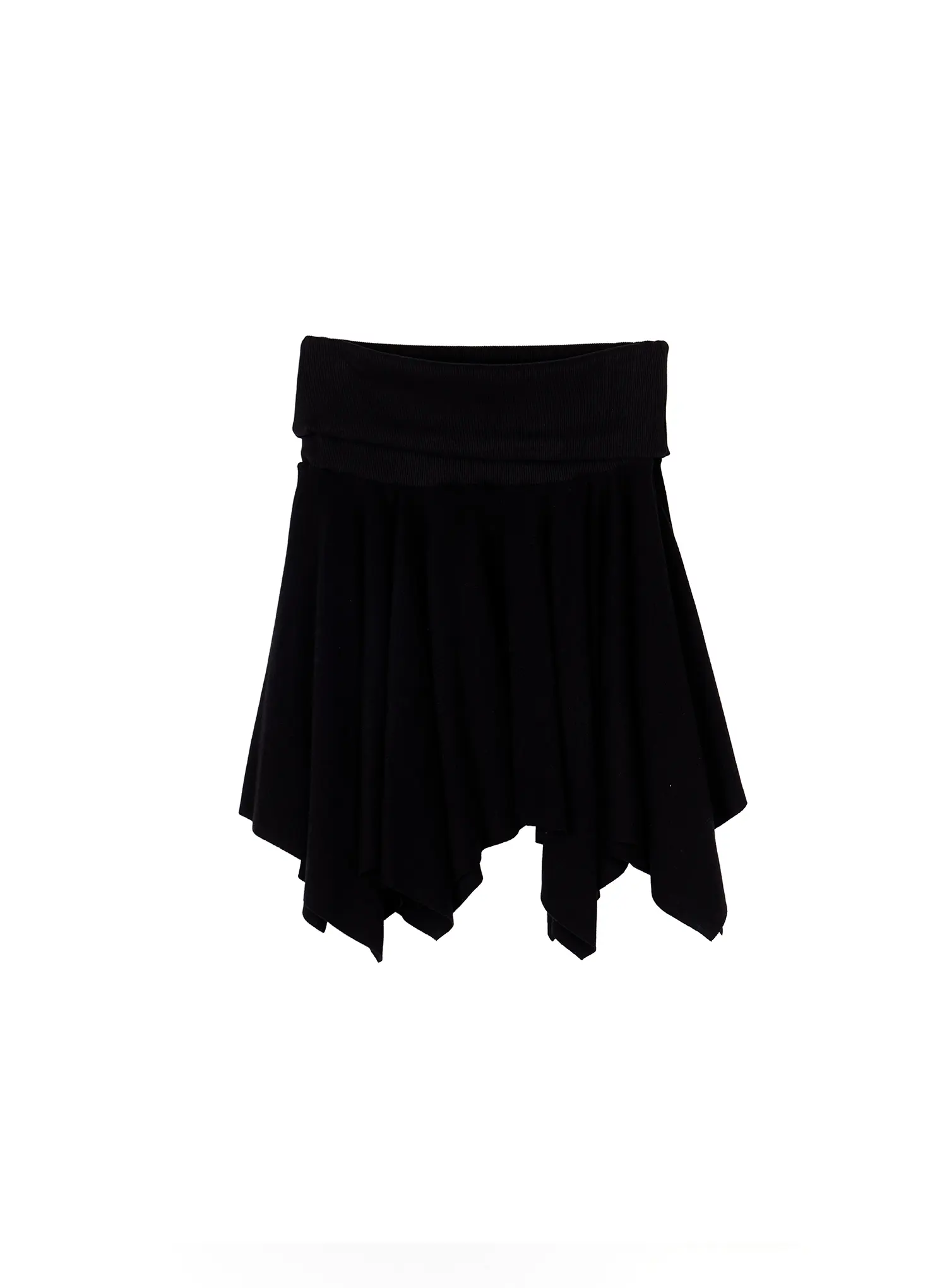 Flowy Handkerchief Hem Mini Skirt CA514 - Image 10