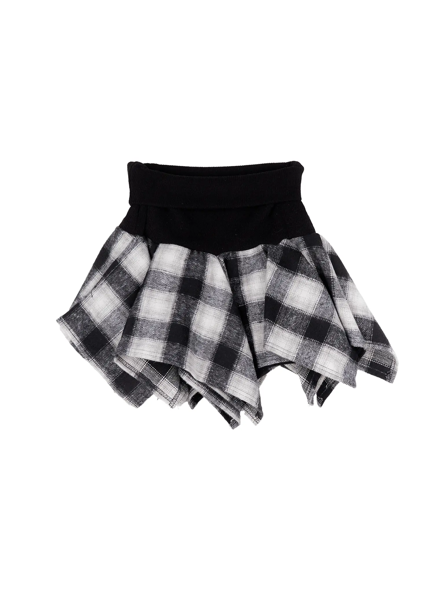 Folded Plaid Mini Skirt CN528 - Image 9