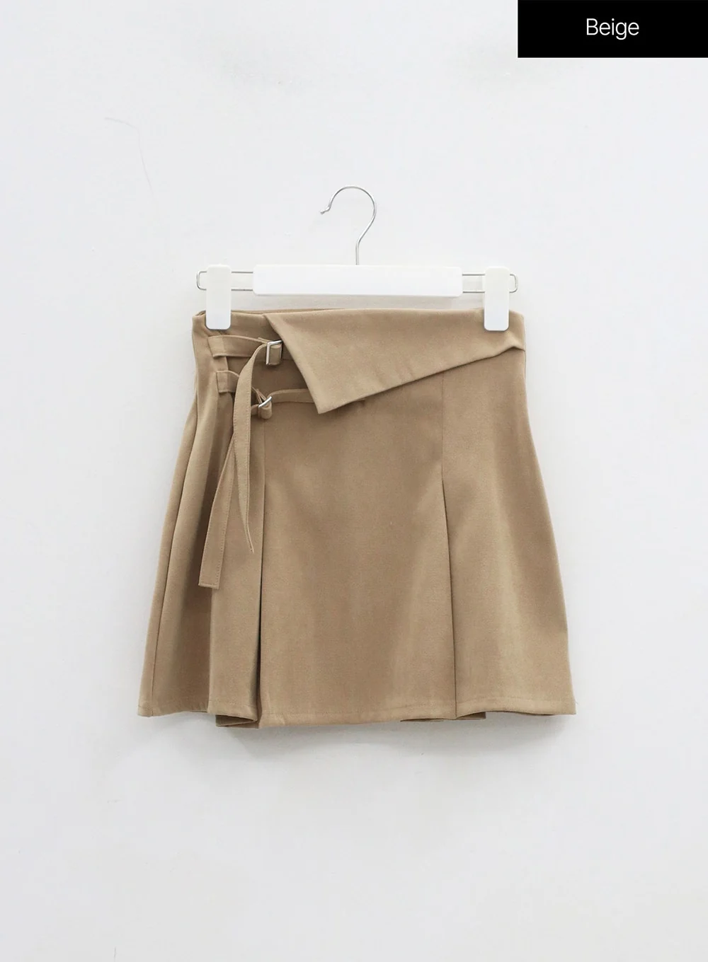 Folded Waist Two Buckle Pleated Mini Skirt BD23 - Image 20