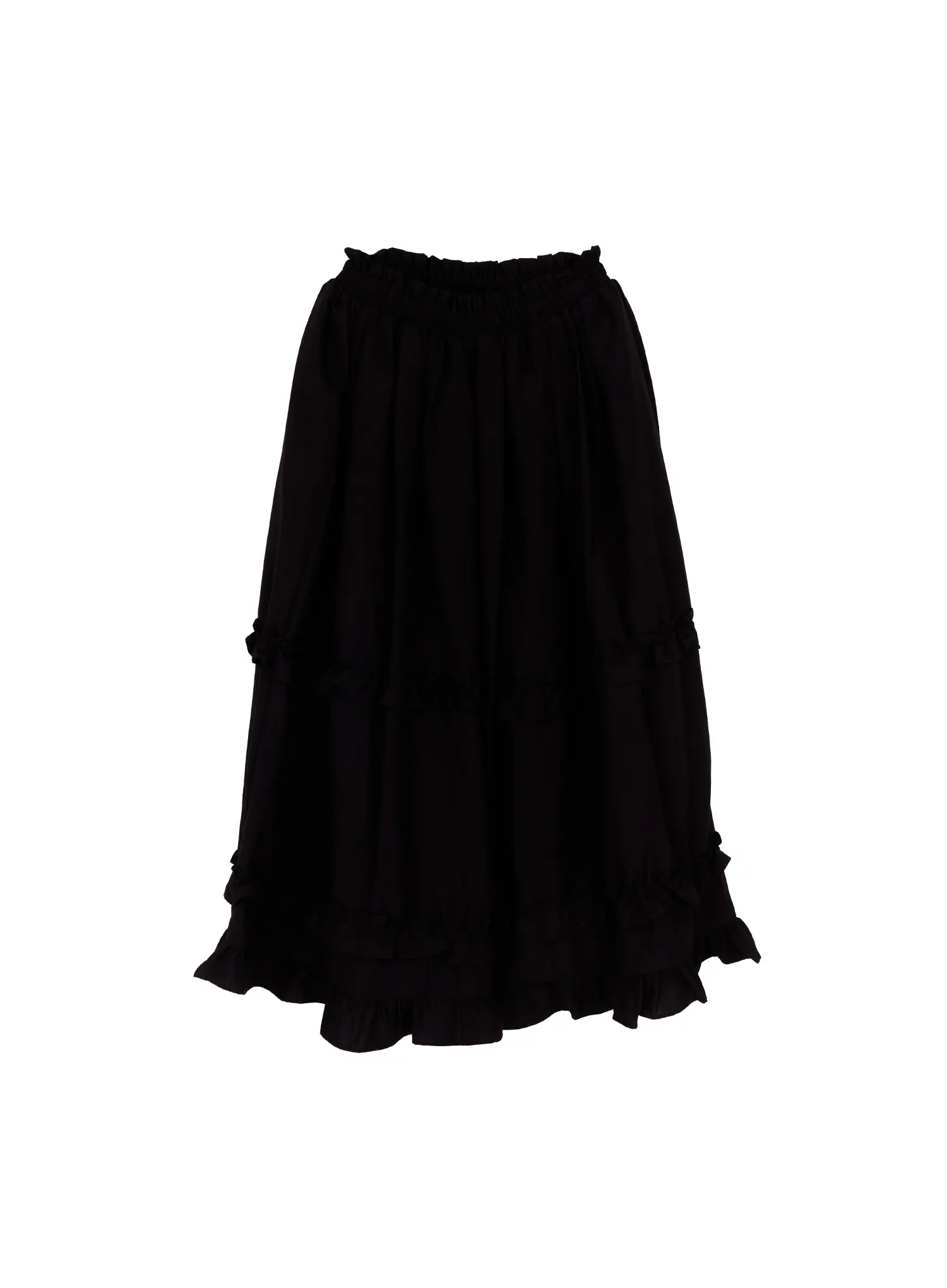 Frill Flare Midi Skirt CA509 - Image 10