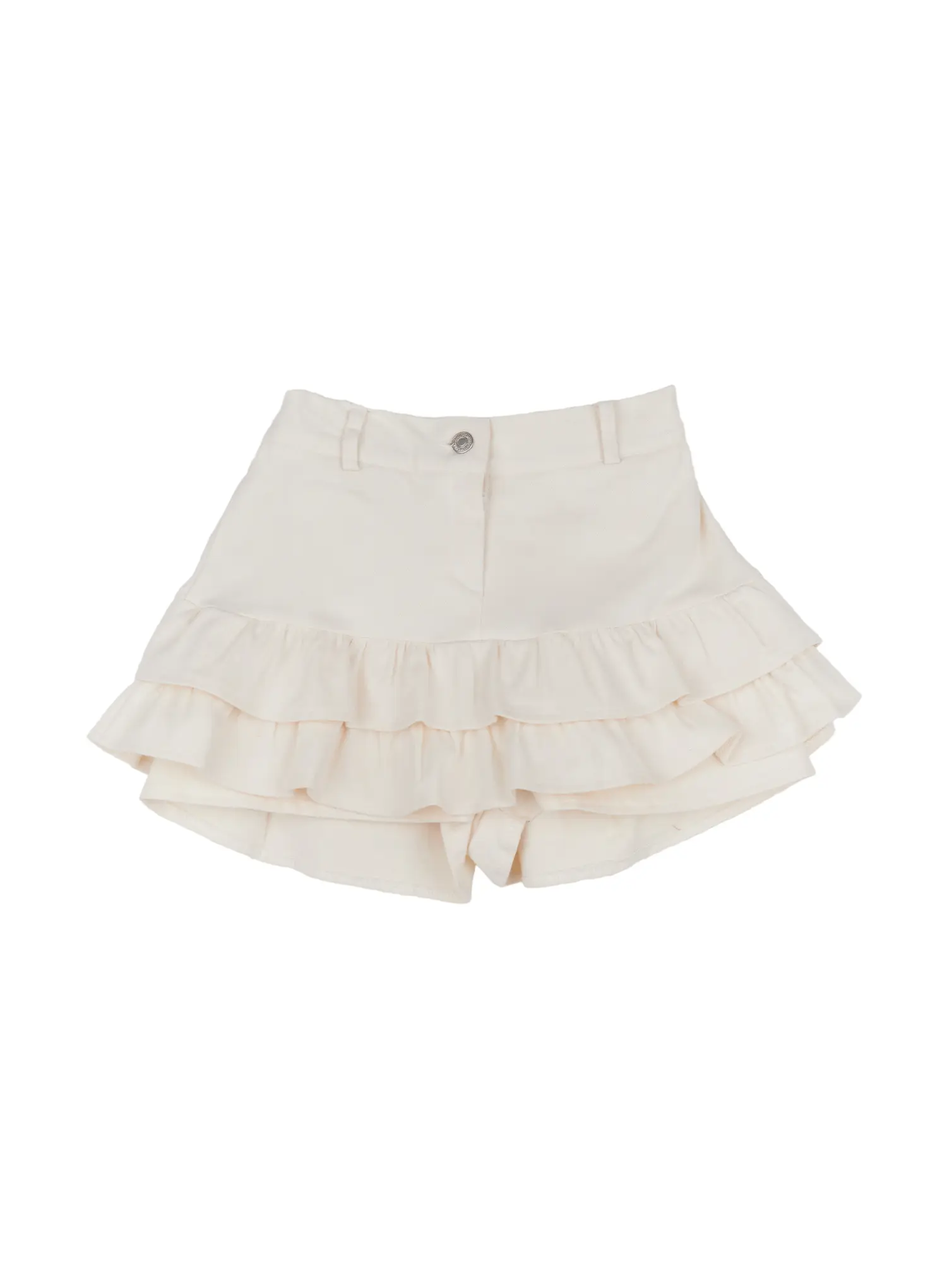 Frill Hem Fleece Lined Mini Skirt CN520 - Image 11