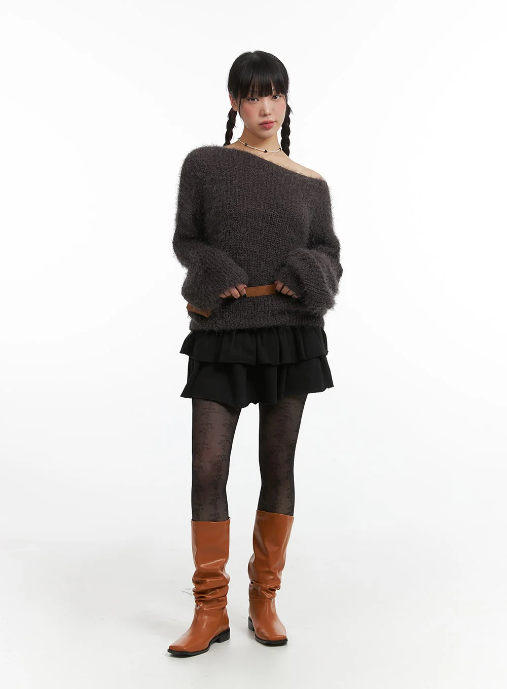 Frill Layered Mini Skirt IJ410 - Image 6