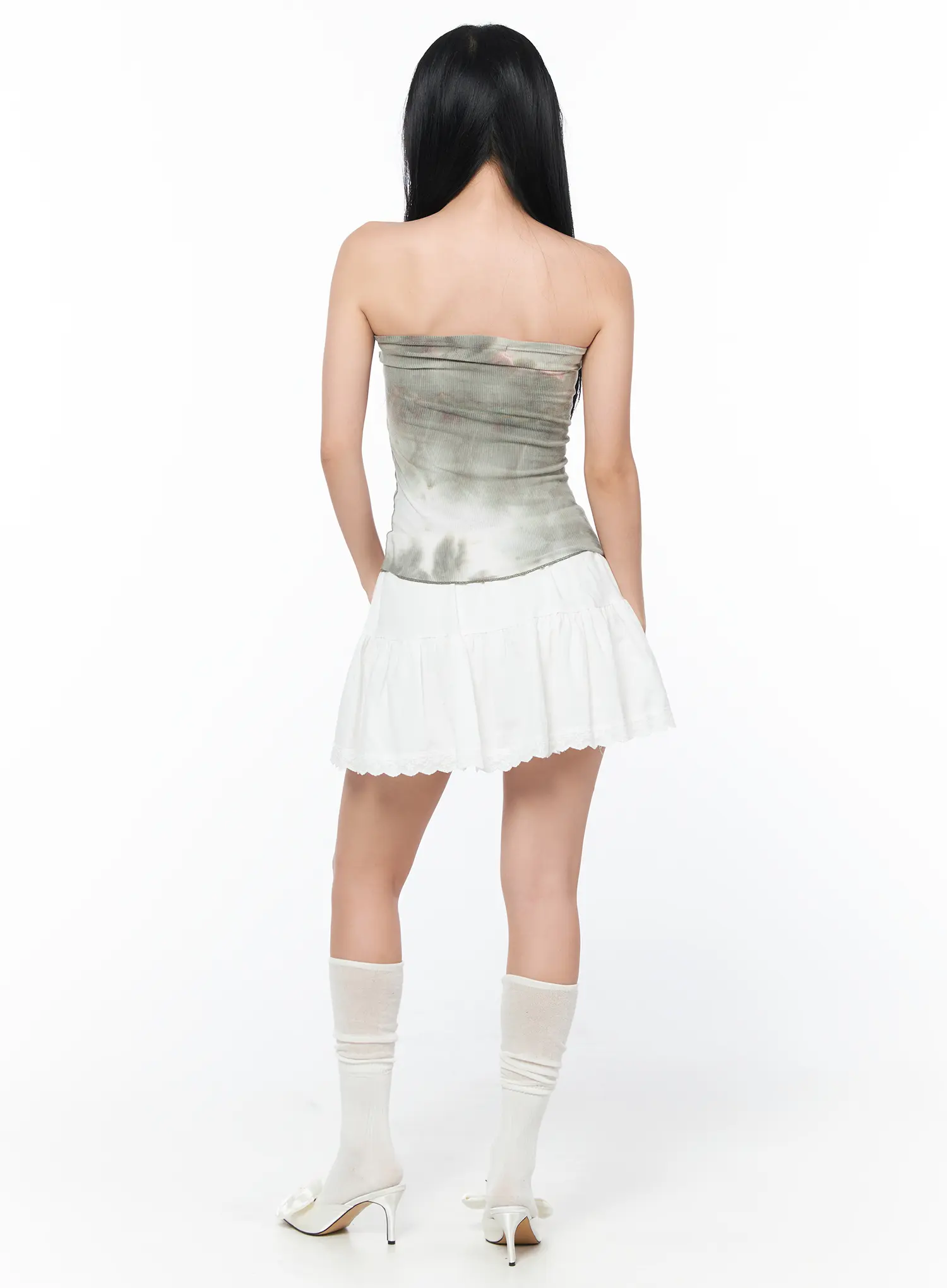 Frill-Trim Mini Skirt CY512 - Image 7
