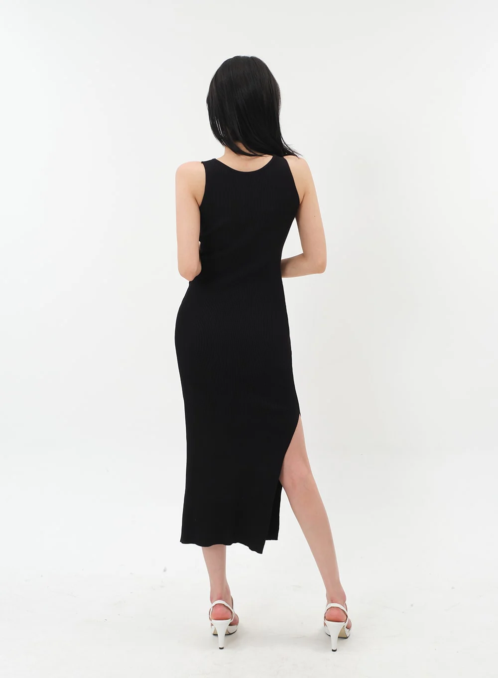 Front Cut Out Maxi Sleeveless Dress IM5 - Image 11