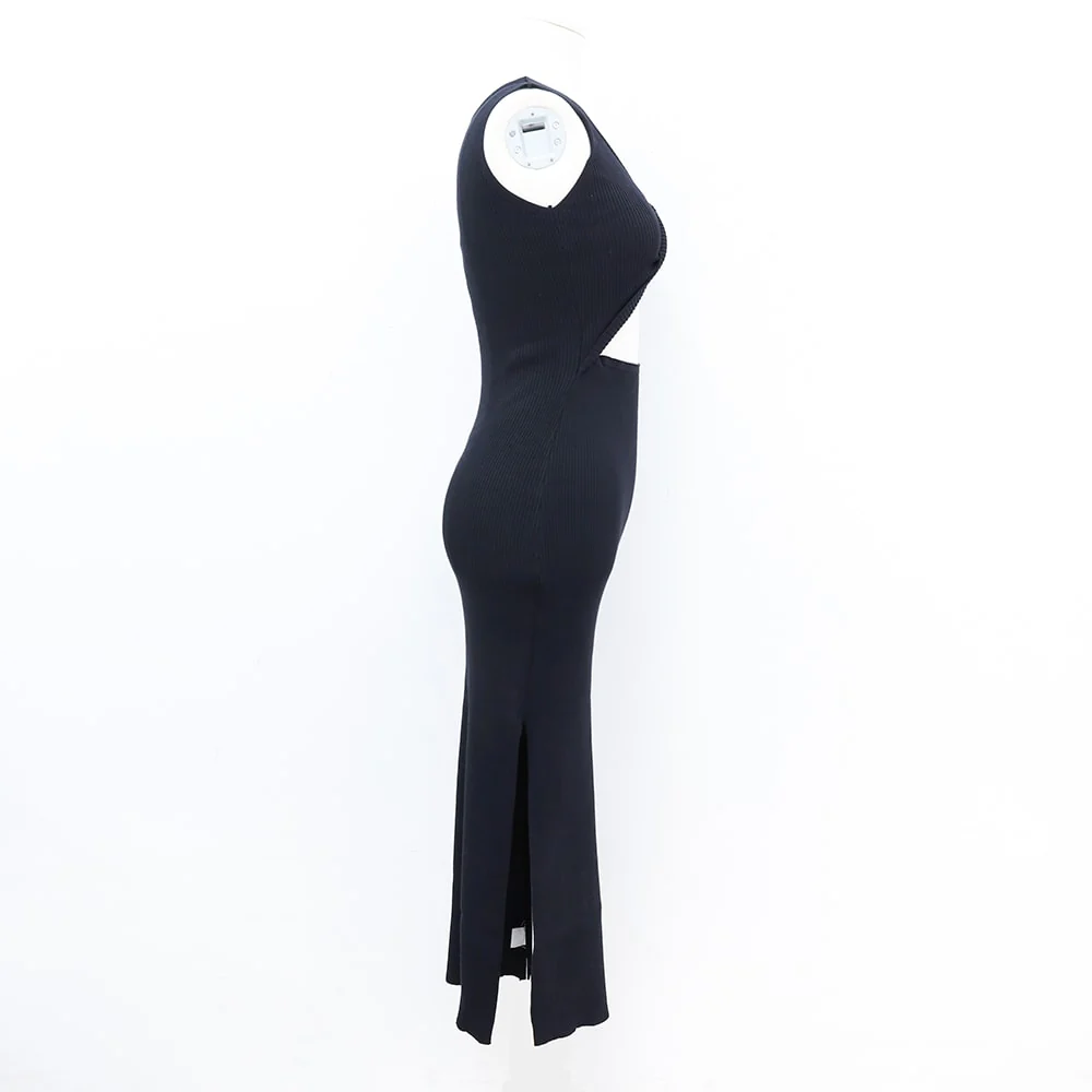 Front Cut Out Maxi Sleeveless Dress IM5 - Image 21