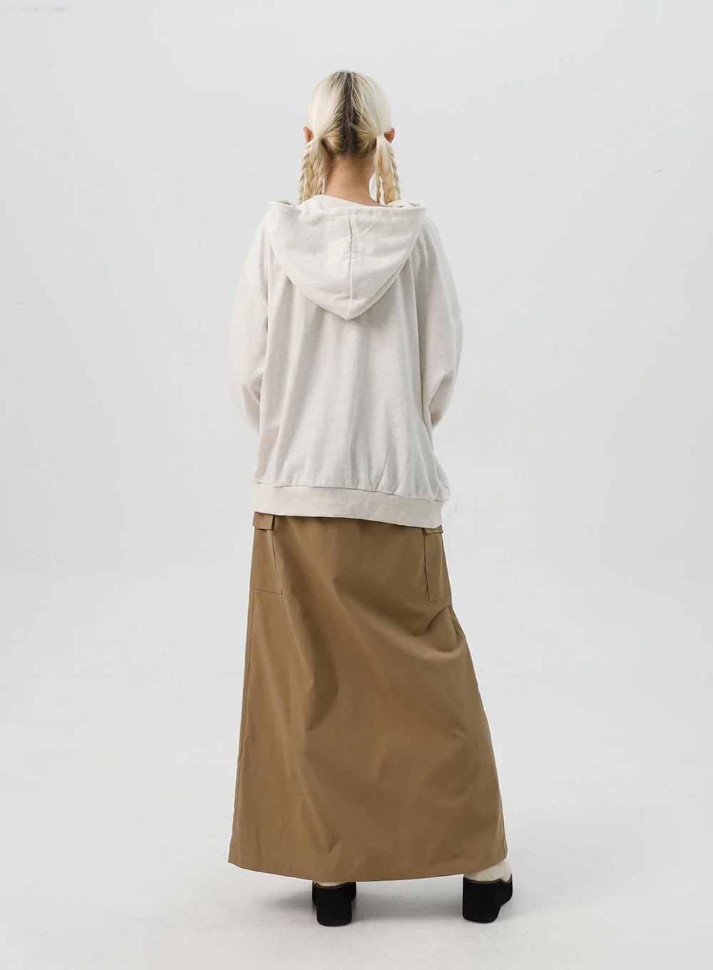Front Tie Hooded Sweatshirt IS312 - Image 8