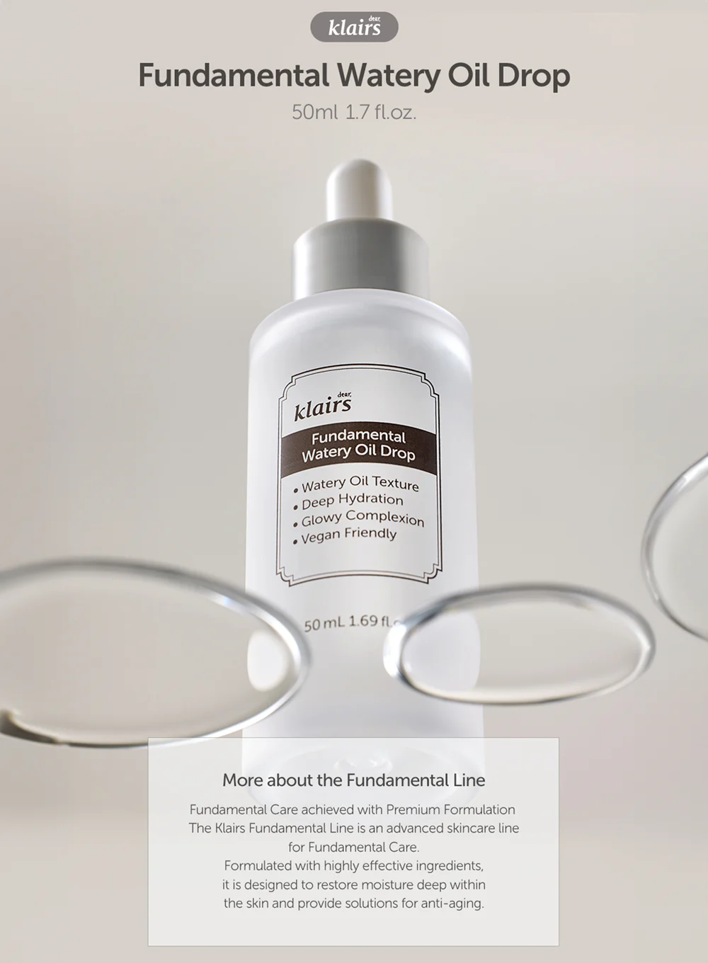 Fundamental Watery Oil Drop (50ml) - Image 2