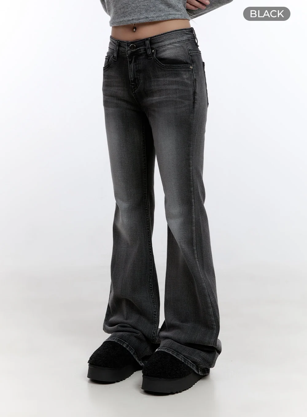 Gianna Faded Flared Jeans CO422 - Image 6