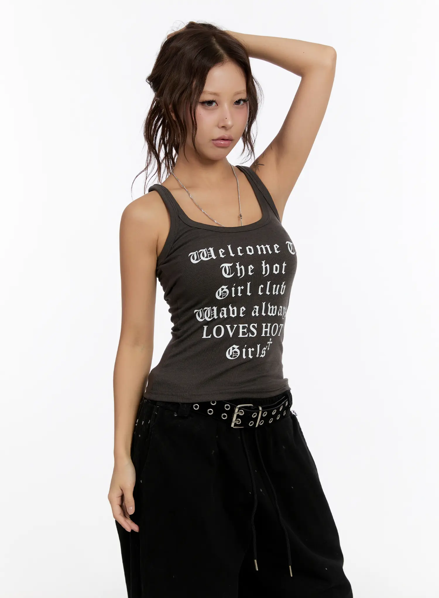 Gothic Lettering Tank Top CN527 - Image 8