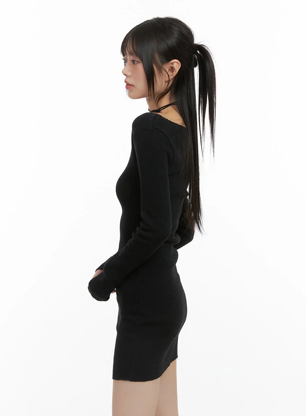Graceful Off-Shoulder Mini Dress CS412 - Image 3