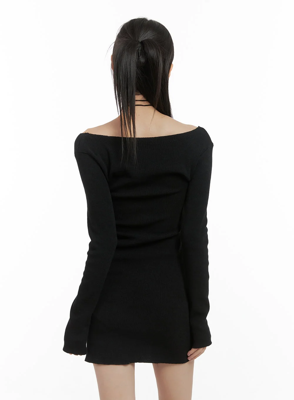 Graceful Off-Shoulder Mini Dress CS412 - Image 5