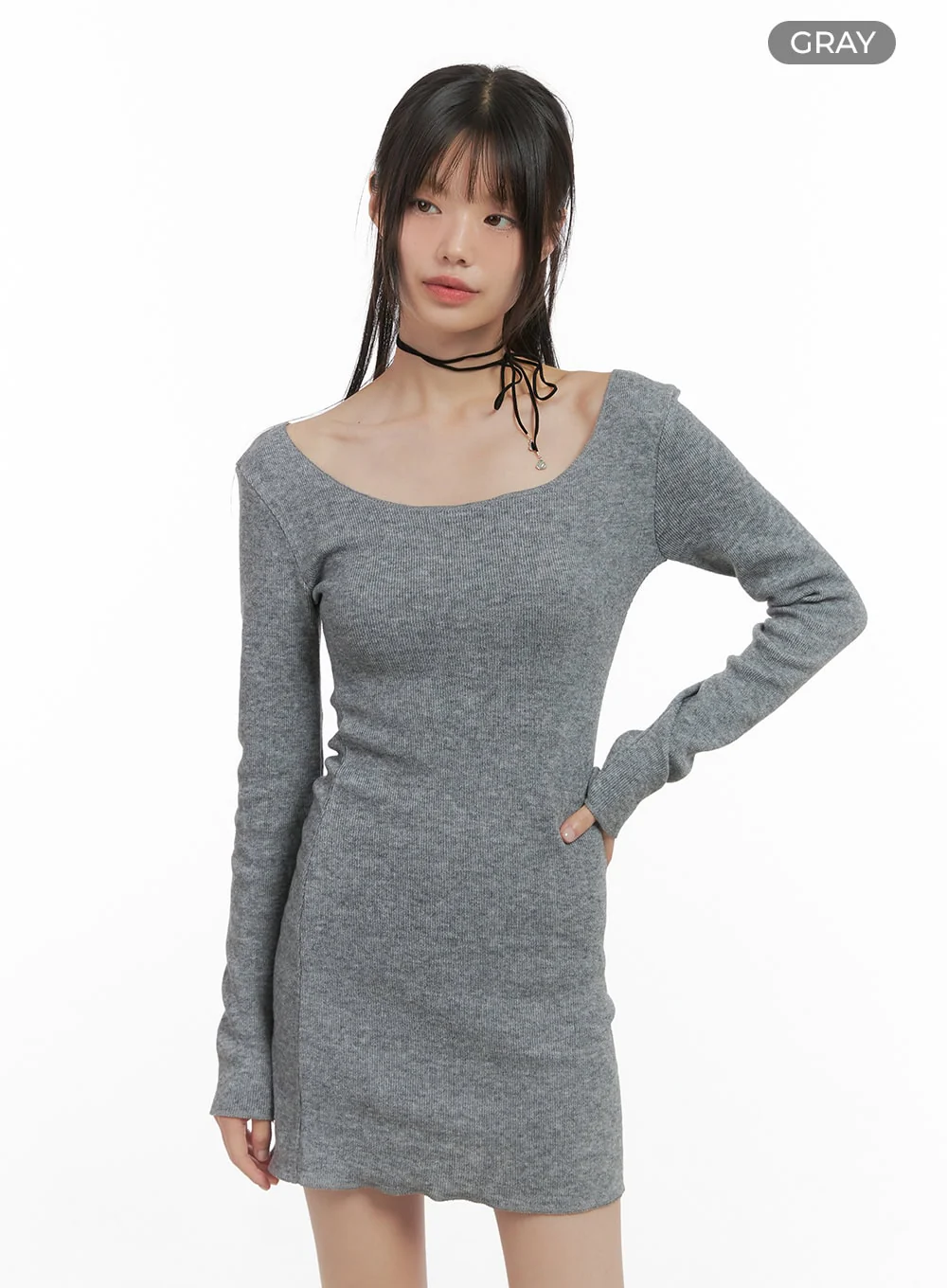 Graceful Off-Shoulder Mini Dress CS412 - Image 9