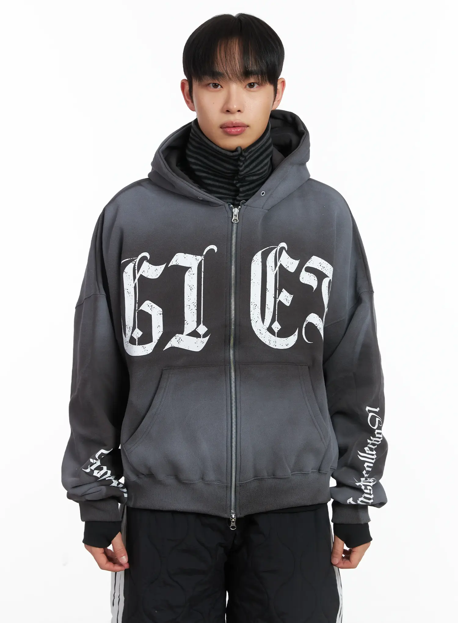 Graffiti Style Graphic Hoddie ID515 - Image 11