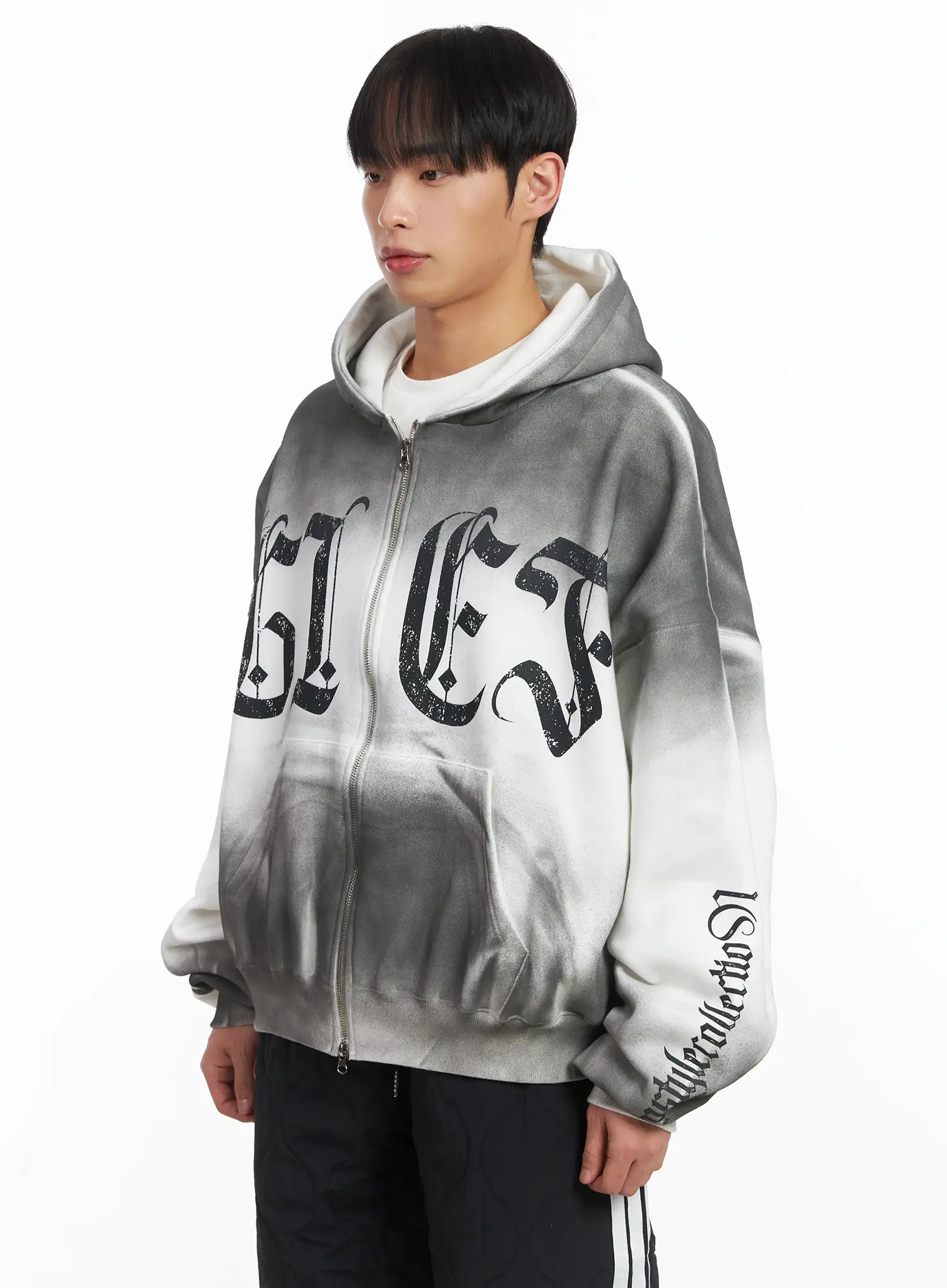 Graffiti Style Graphic Hoddie ID515 - Image 4