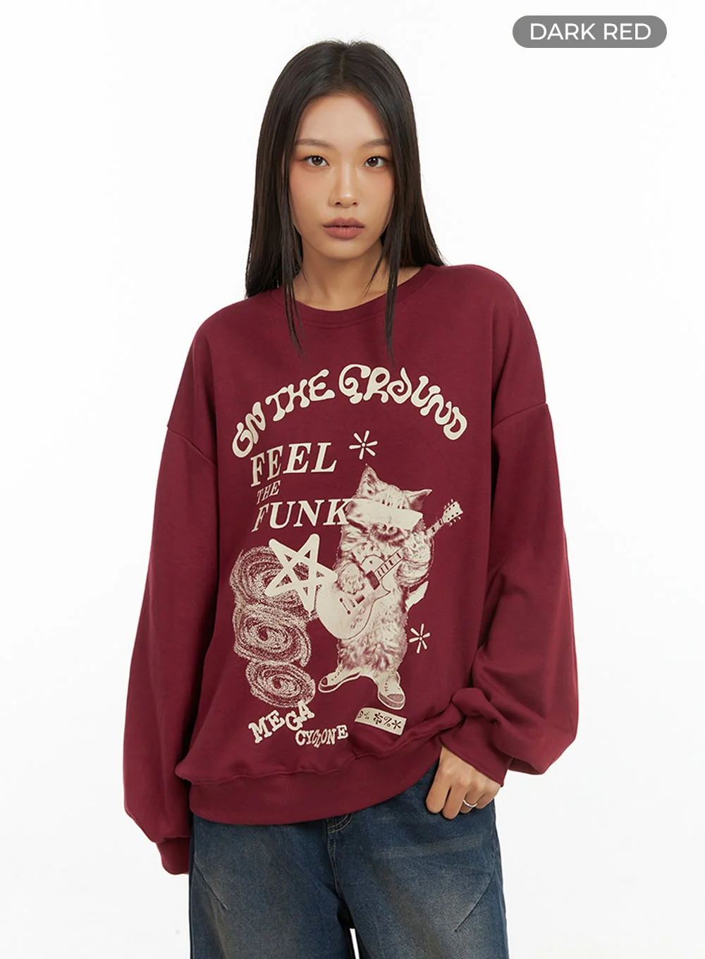 Graphic Cotton Sweatshirt IS427 - Image 11