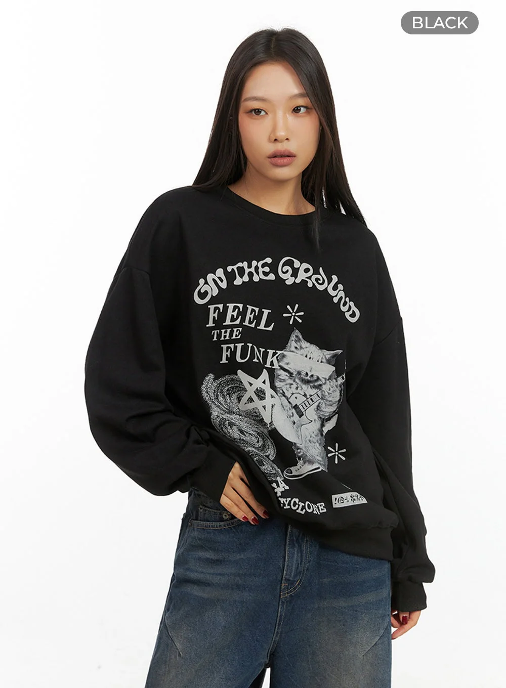 Graphic Cotton Sweatshirt IS427 - Image 13
