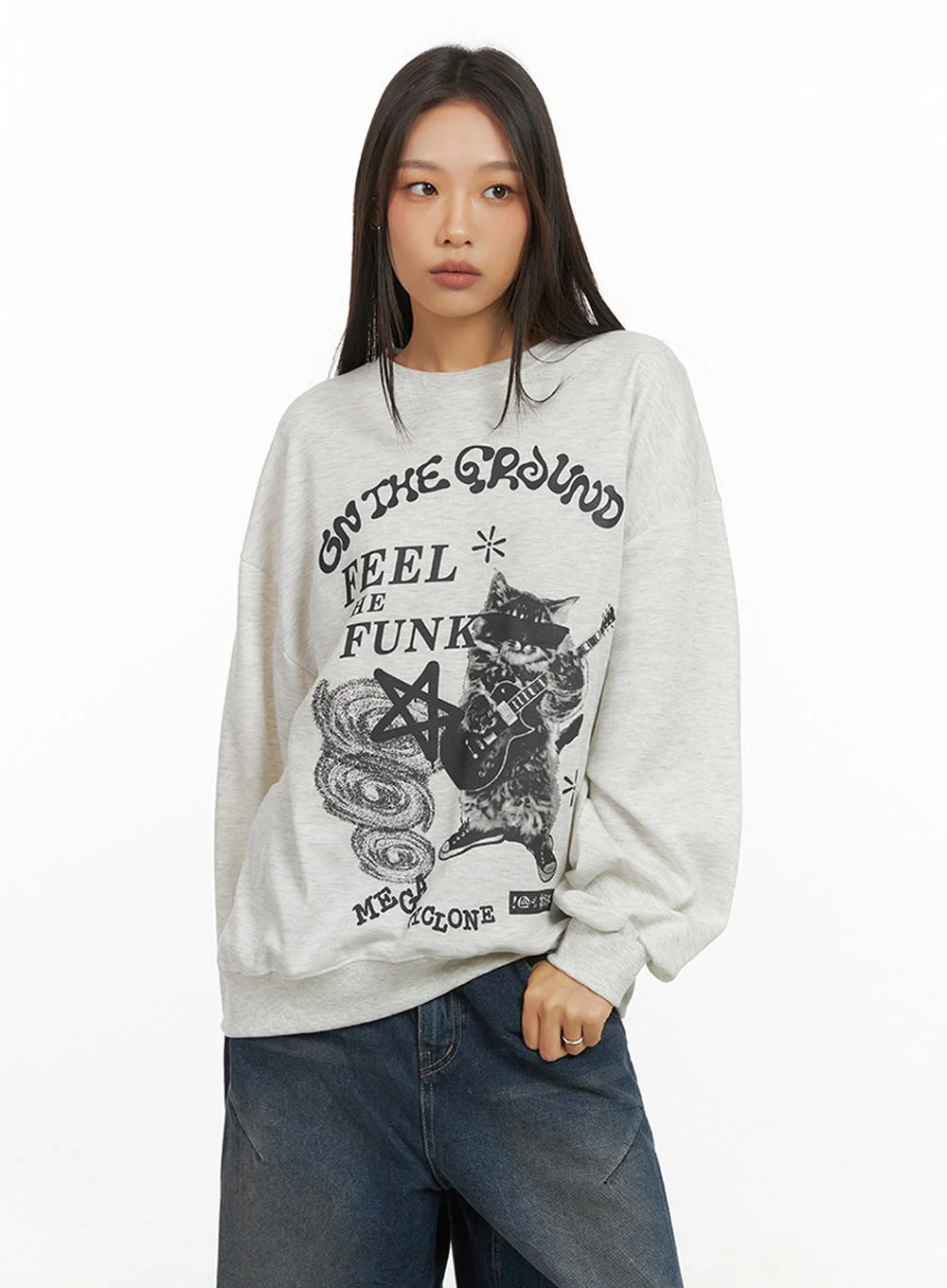 Graphic Cotton Sweatshirt IS427 - Image 7