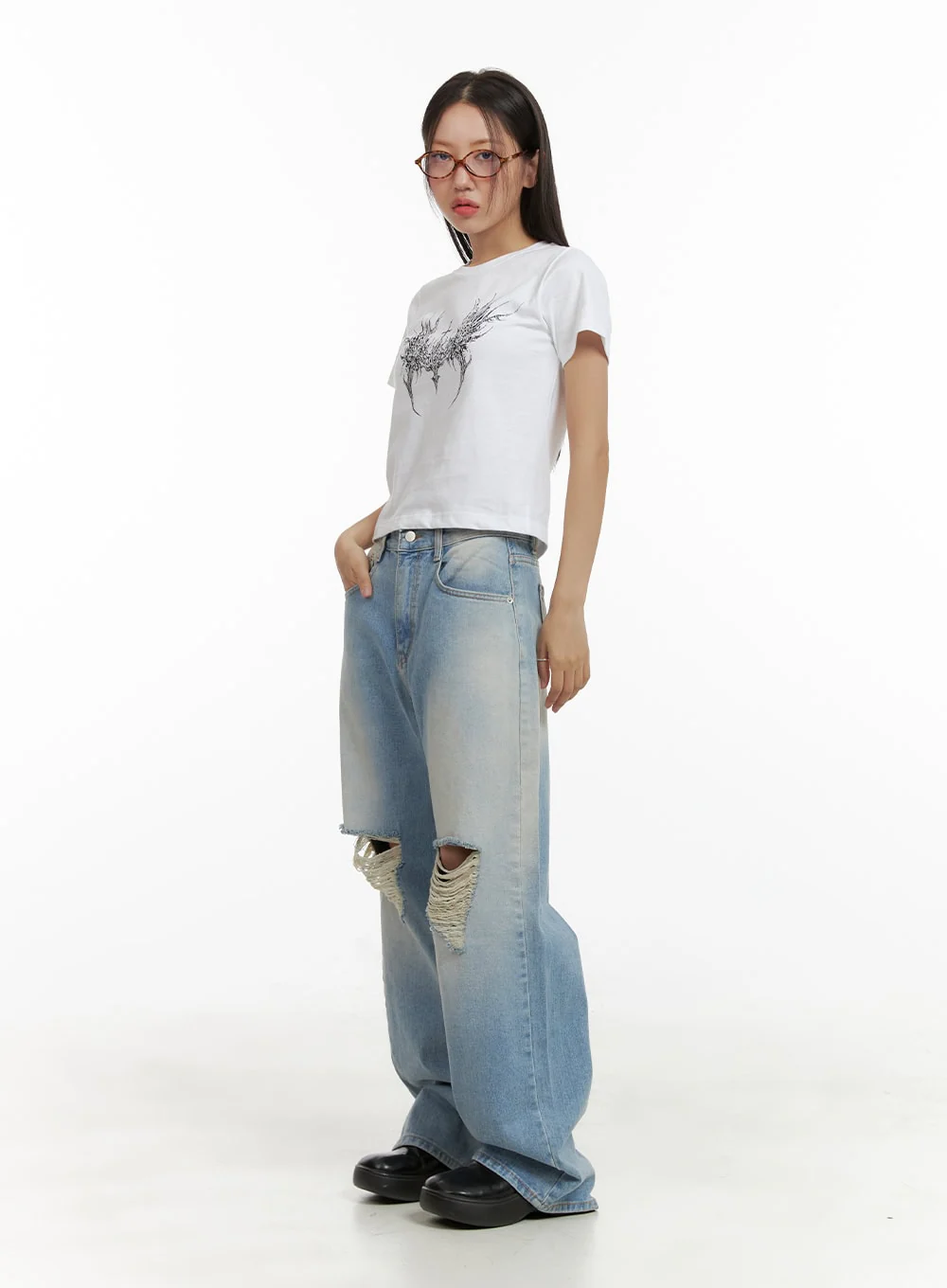 Graphic Crop Tee CU405 - Image 5