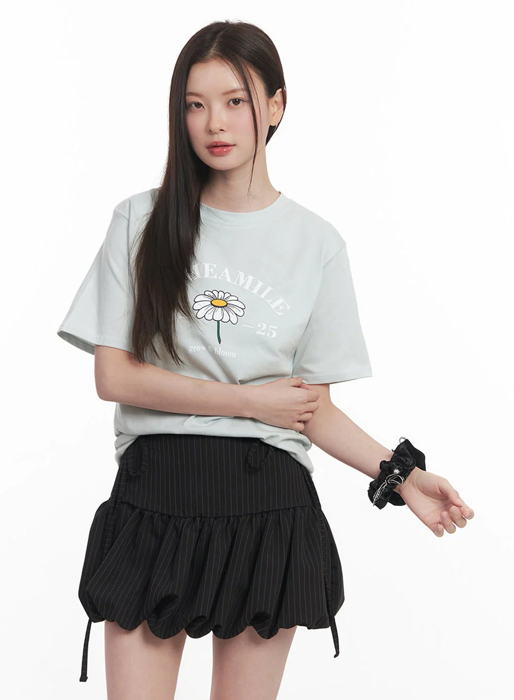 Graphic Flower T-Shirt IY509 - Image 13