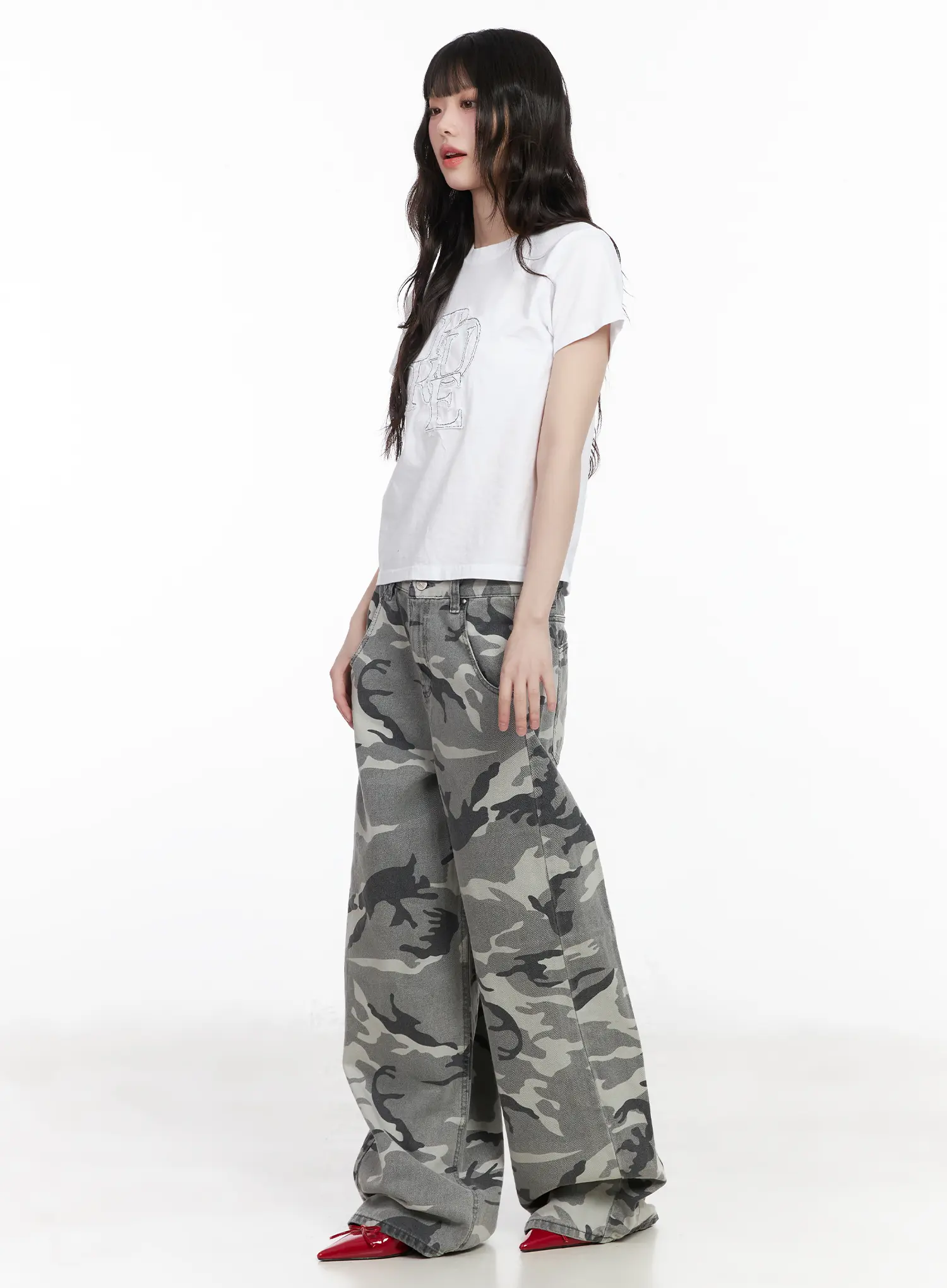 Graphic Letter Short Sleeve Tee CM526 - Image 6