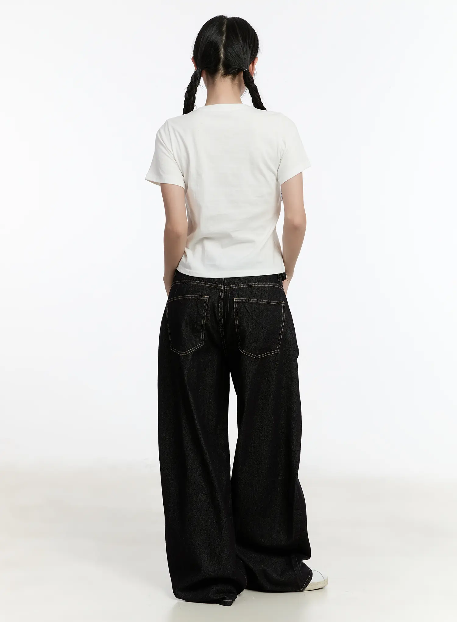Graphic Lettering Crop Tee CM511 - Image 5