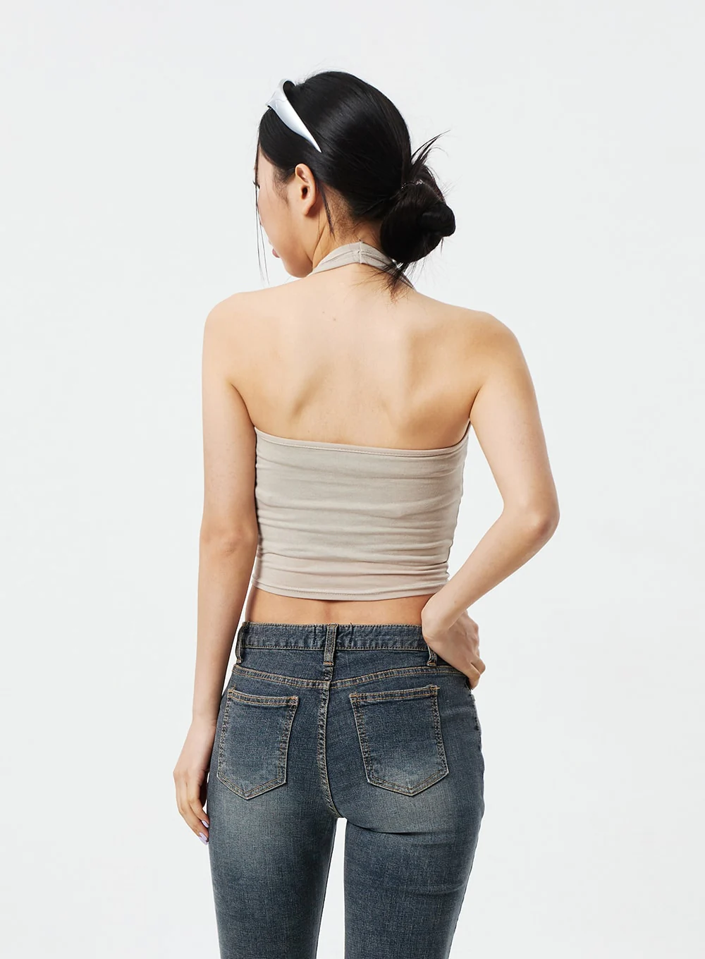 Graphic Neck Strap Top CM32 - Image 6