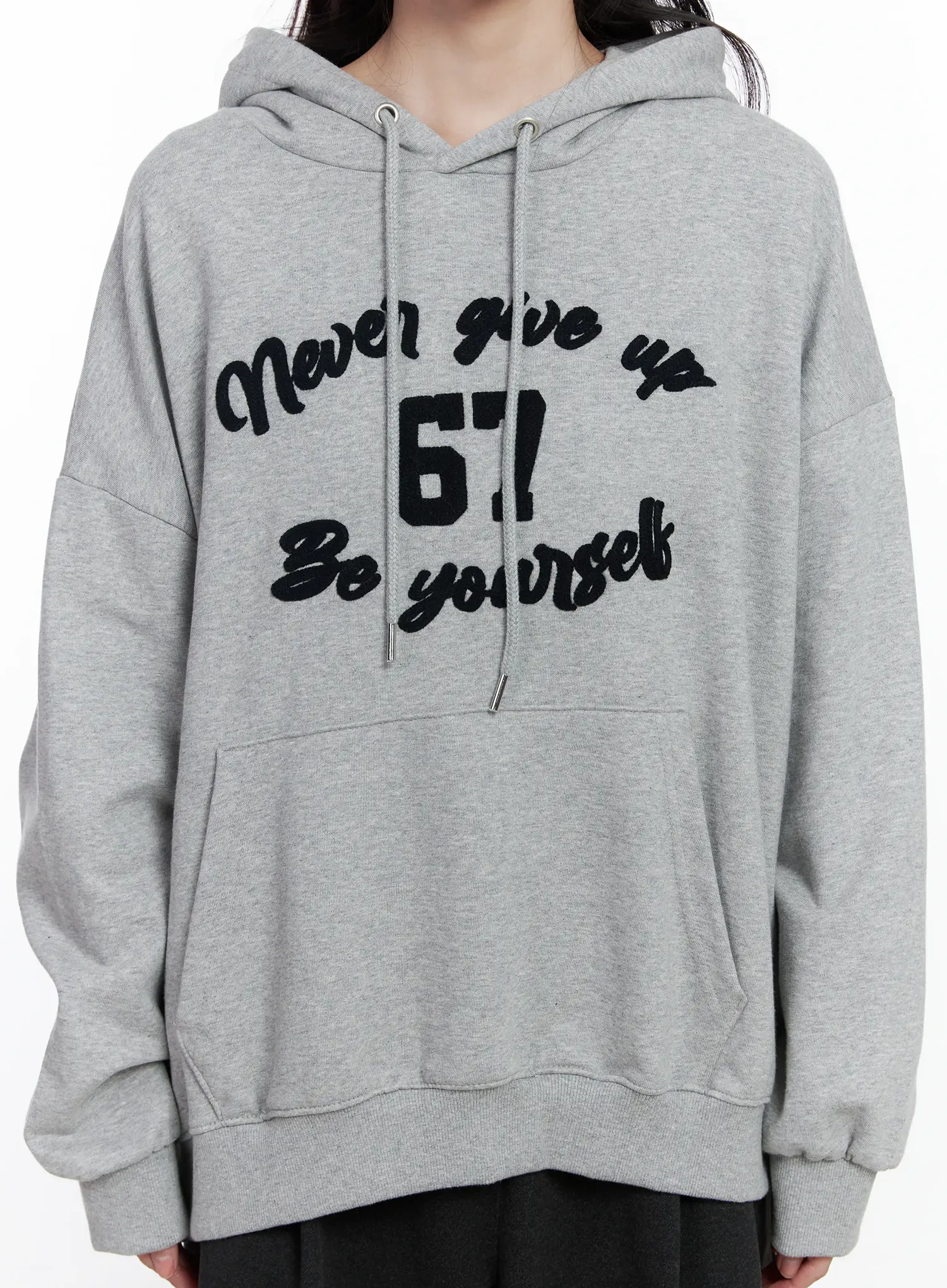 Graphic Oversized Hoodie IJ529 - Image 5