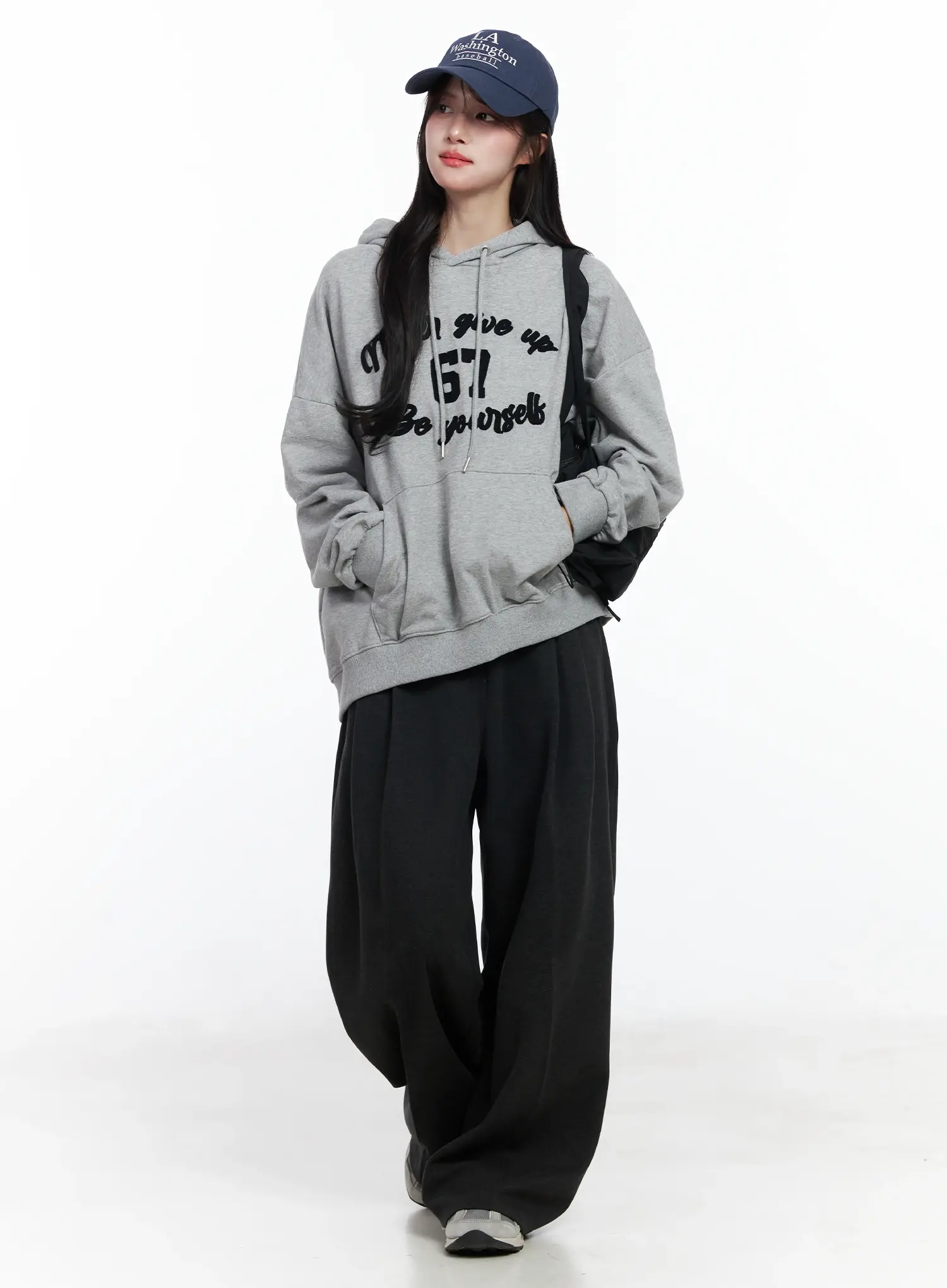 Graphic Oversized Hoodie IJ529 - Image 9