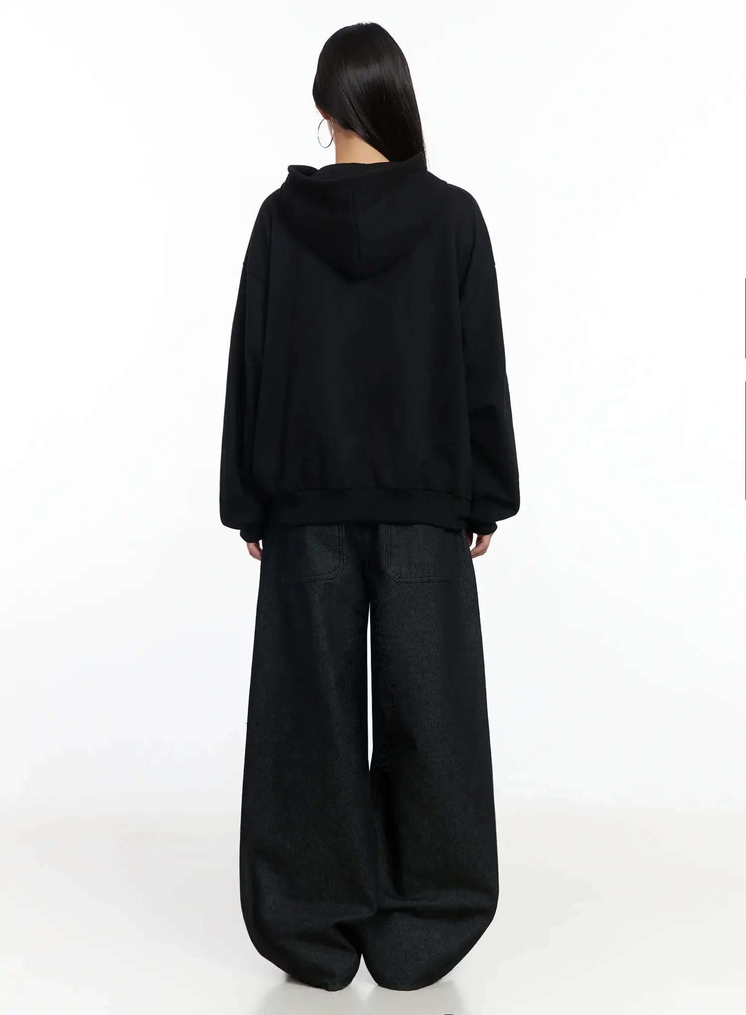 Graphic Oversized Zip Hoodie IM530 - Image 12