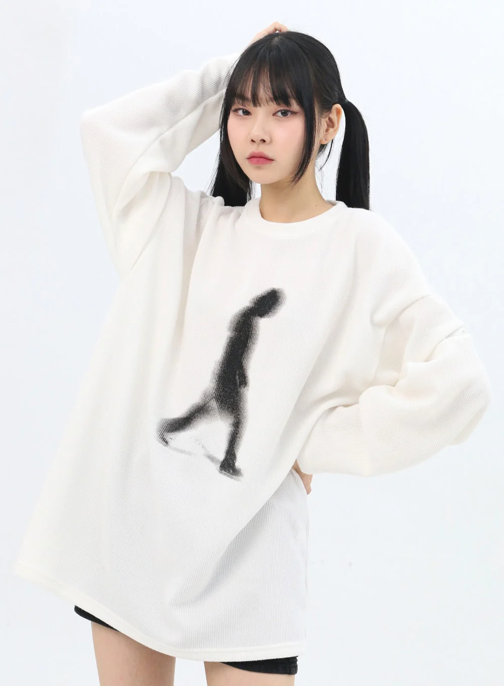 Graphic Print Oversize T-Shirt IN310