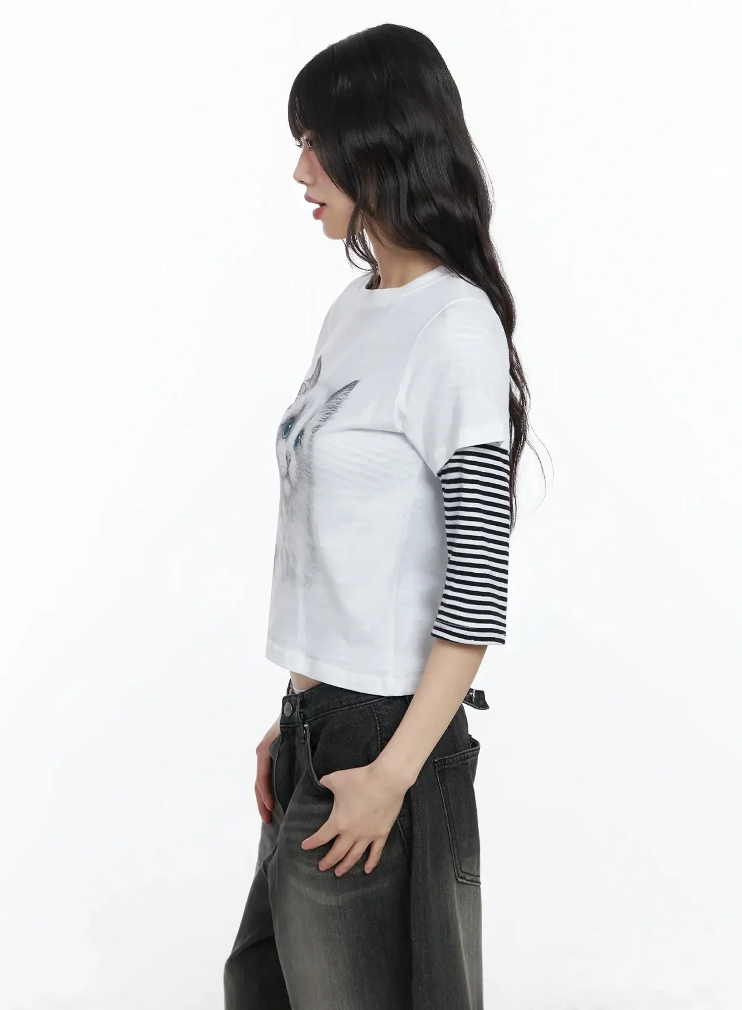 Graphic Print Tee IF505 - Image 10