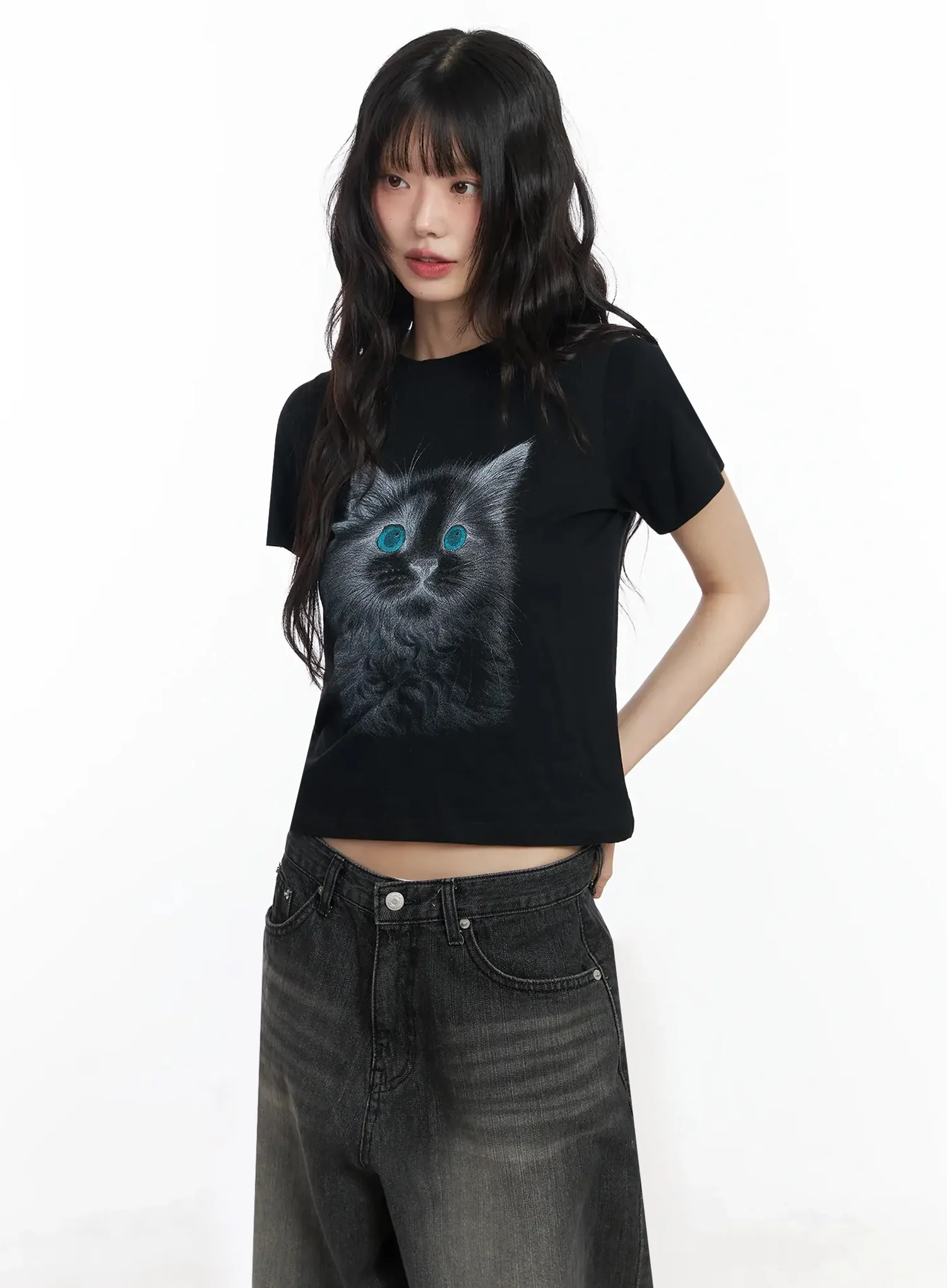 Graphic Print Tee IF505 - Image 2