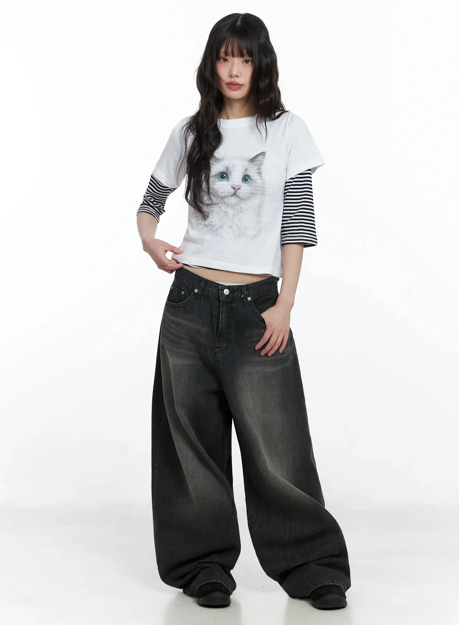 Graphic Print Tee IF505 - Image 6