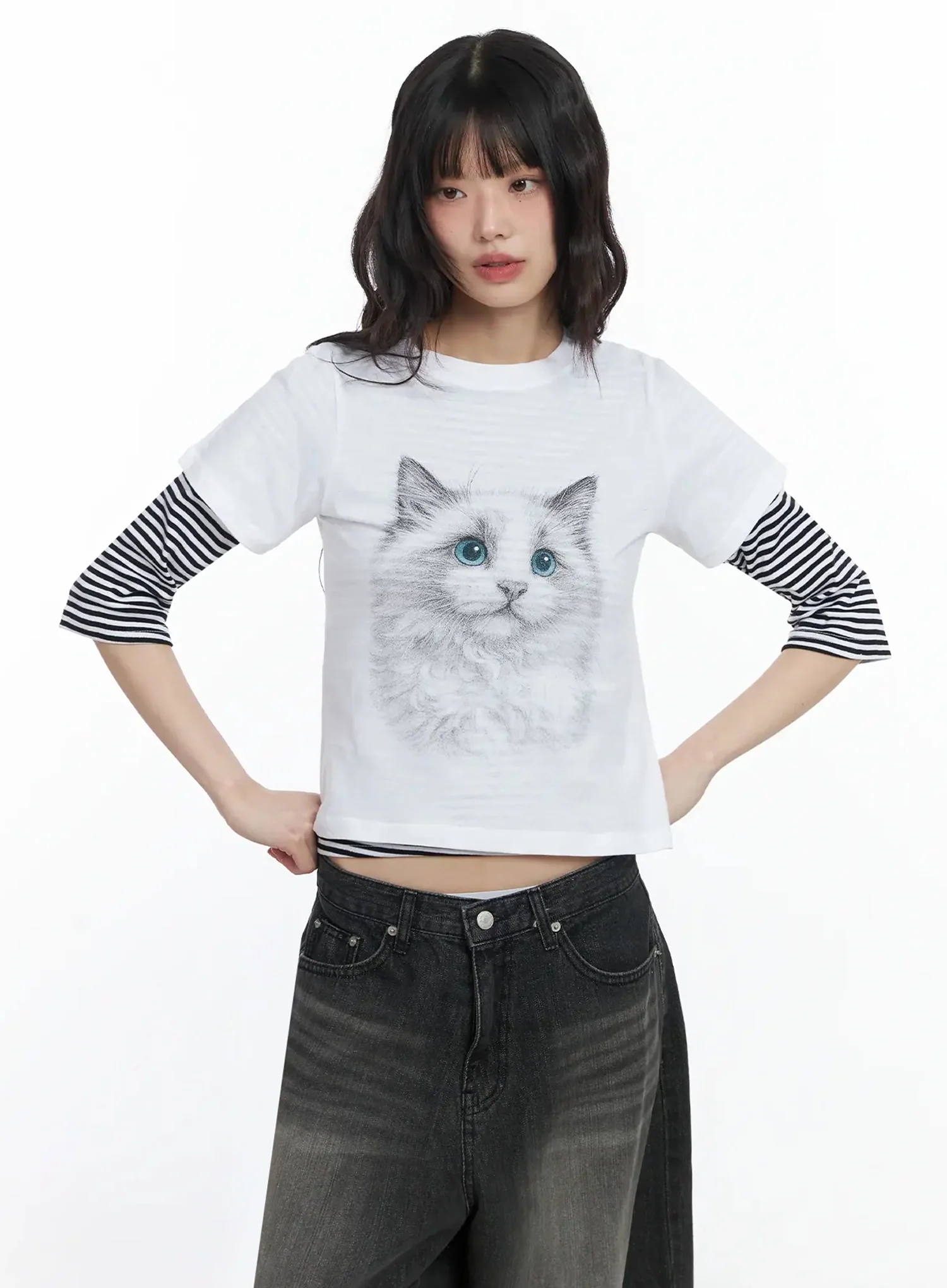 Graphic Print Tee IF505 - Image 8