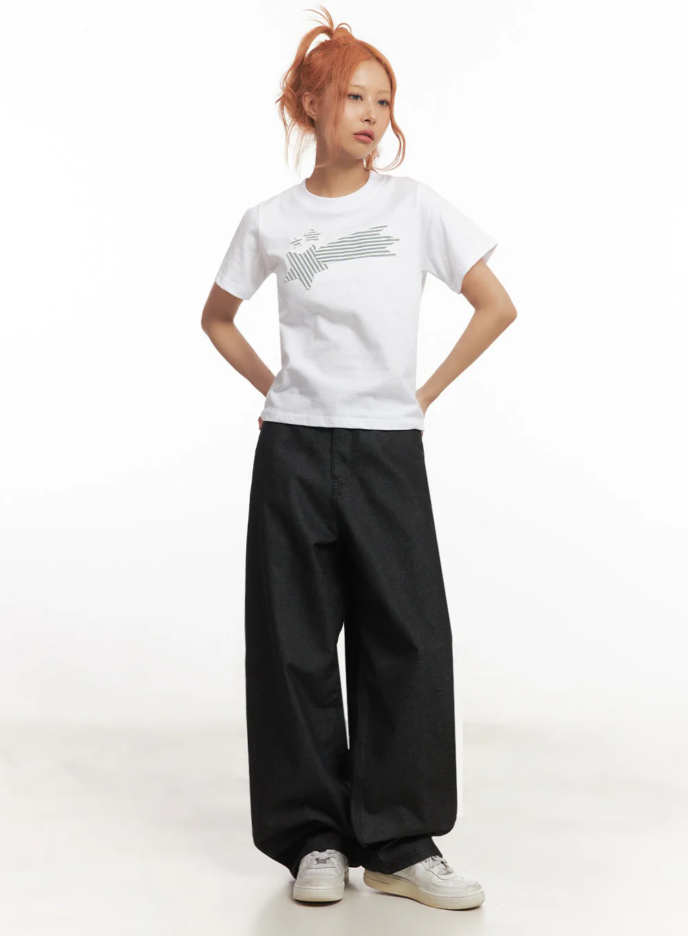 Graphic Star Crop Top IA515 - Image 10