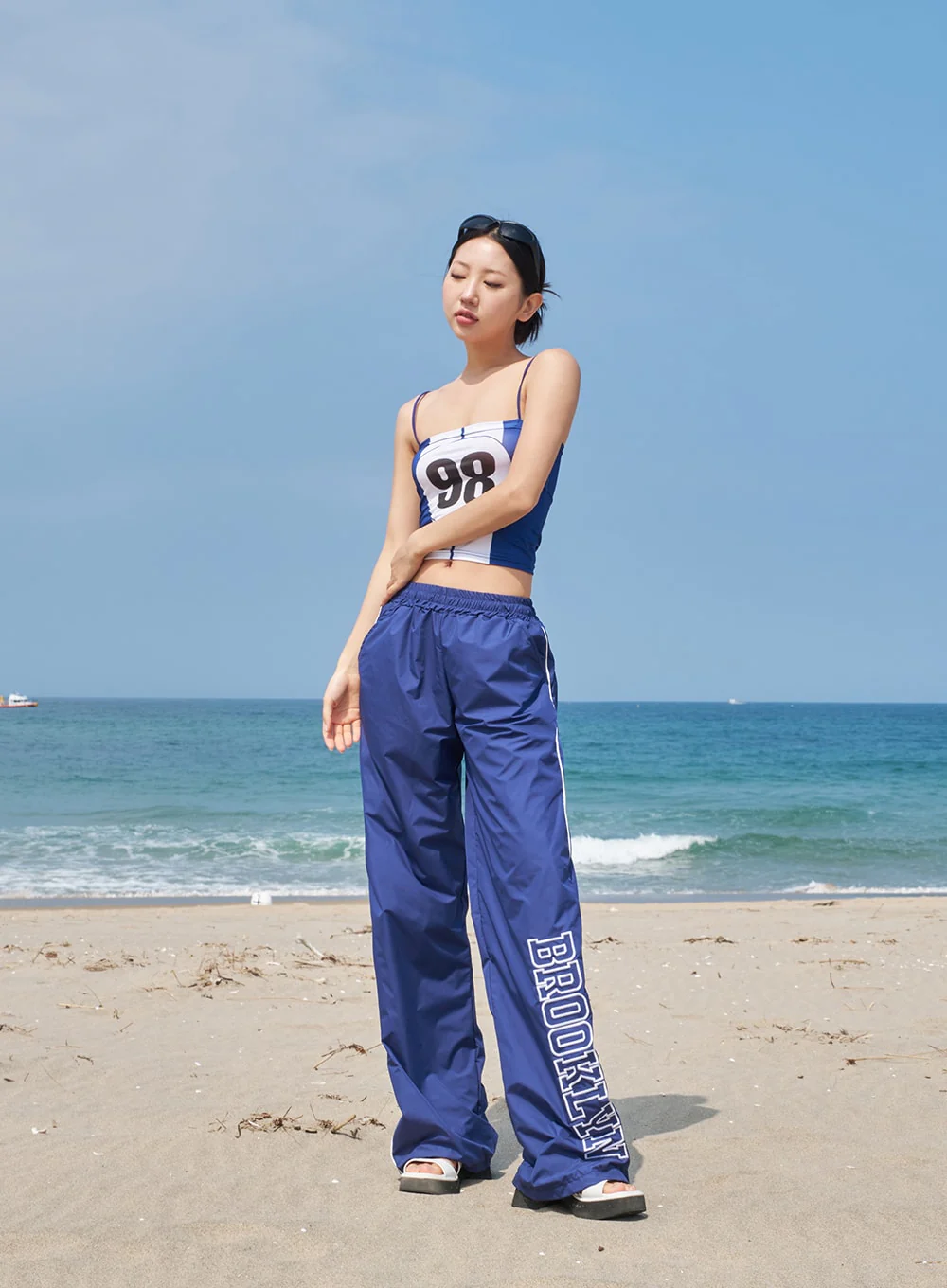 Graphic Thin Strap Top CY316 - Image 3