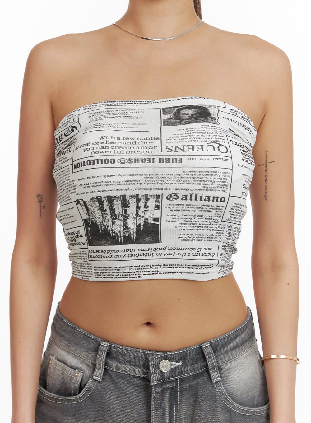 Graphic Tube Top CY431 - Image 6