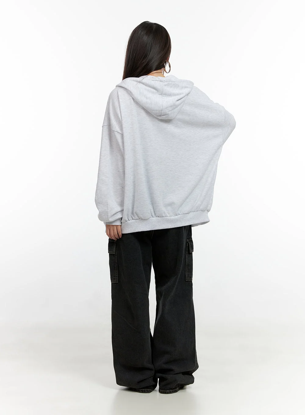 Graphic Zip-Up Hoodie CN406 - Image 7