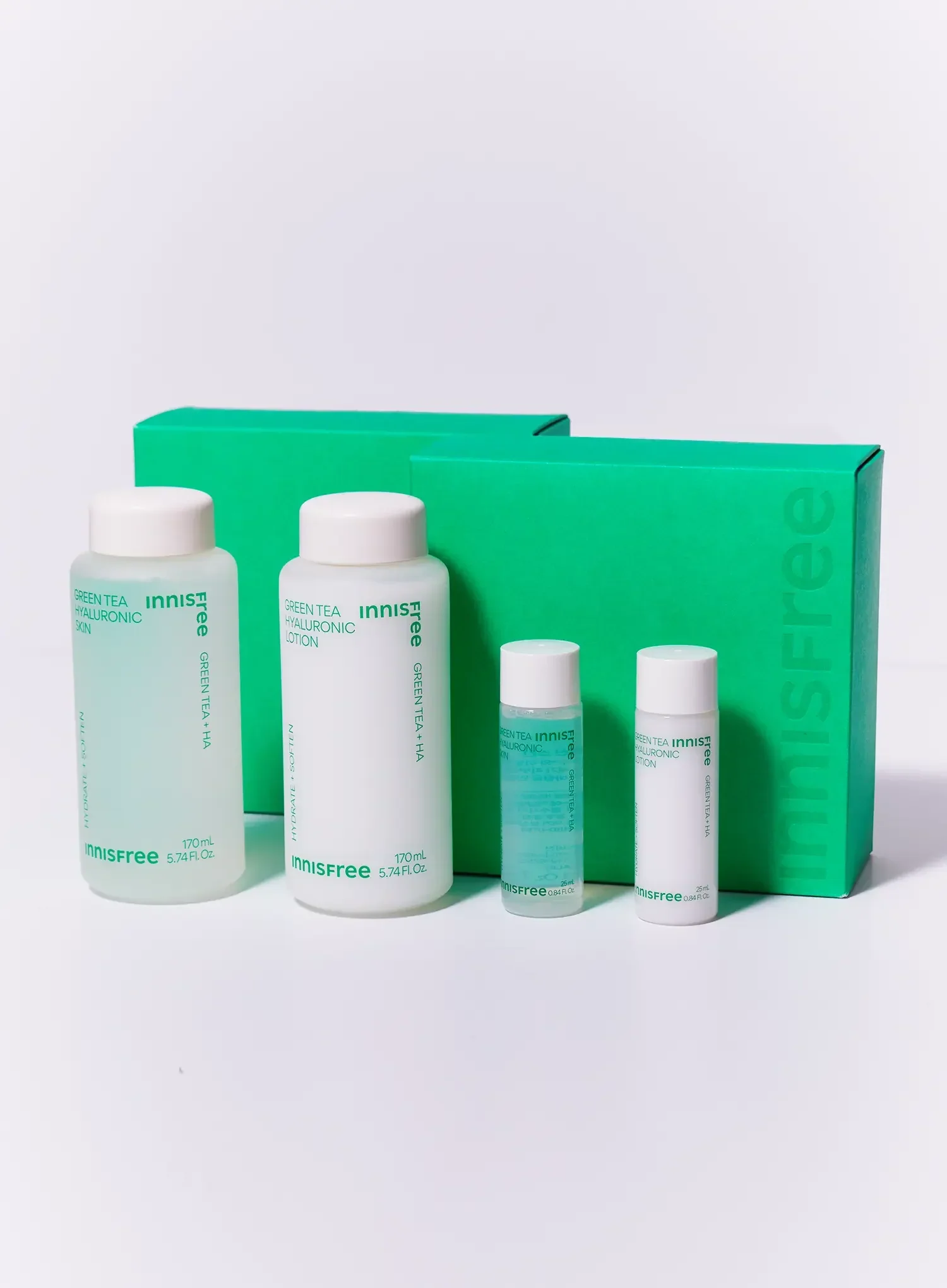 Green Tea Hyaluronic Skincare Set (170ml&25ml / 170ml&25ml) - Image 2
