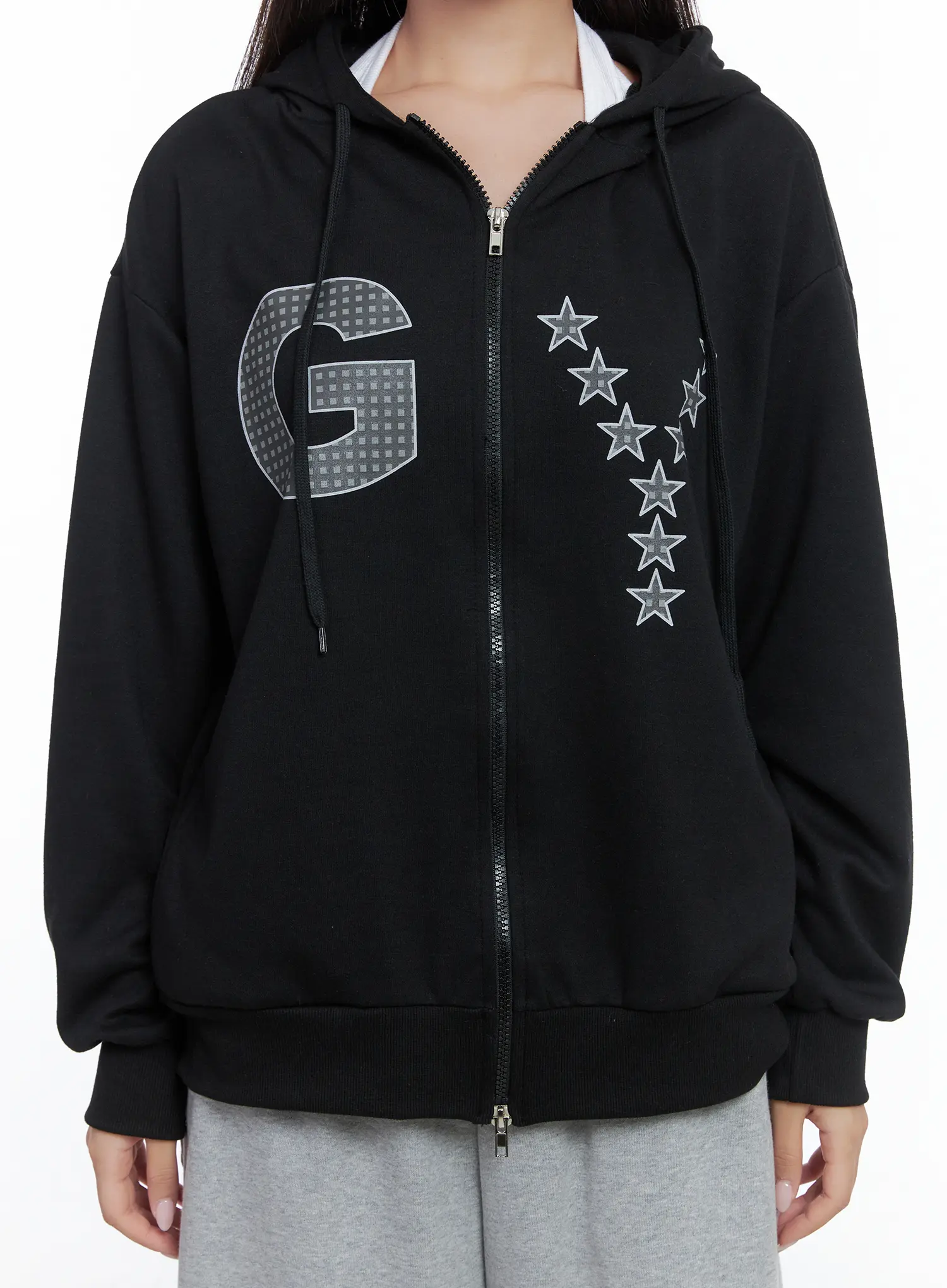 GY Starry Zip-Up Hoodie CS502 - Image 3