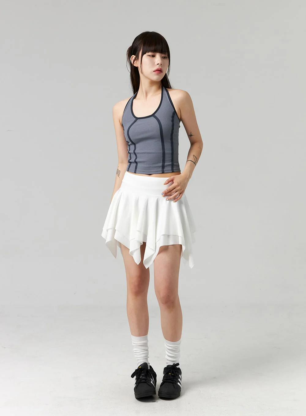 Halter Neck Stripe Top CL324 - Image 11
