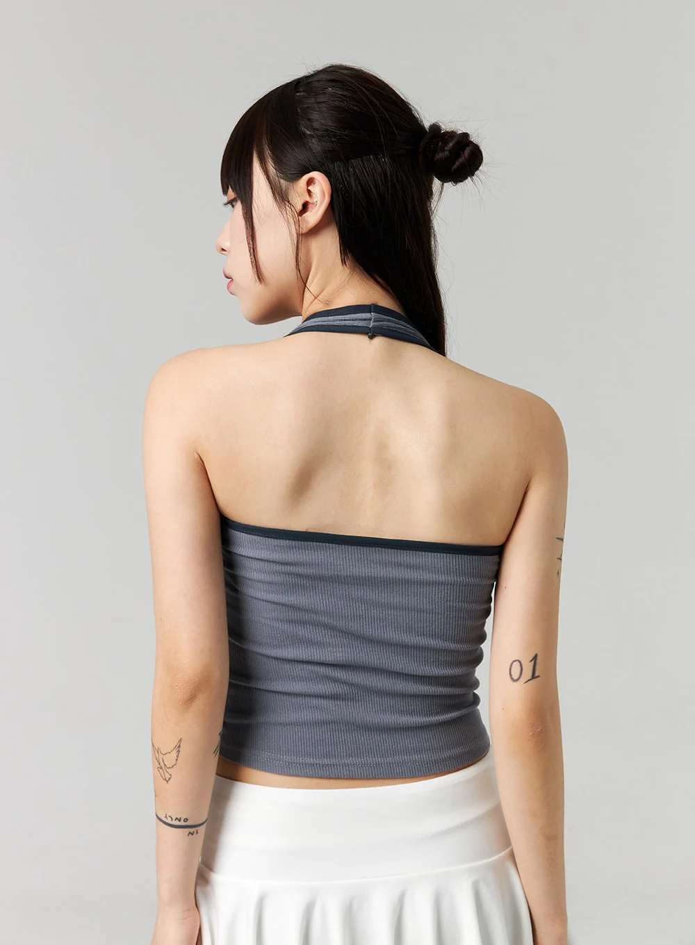 Halter Neck Stripe Top CL324 - Image 6