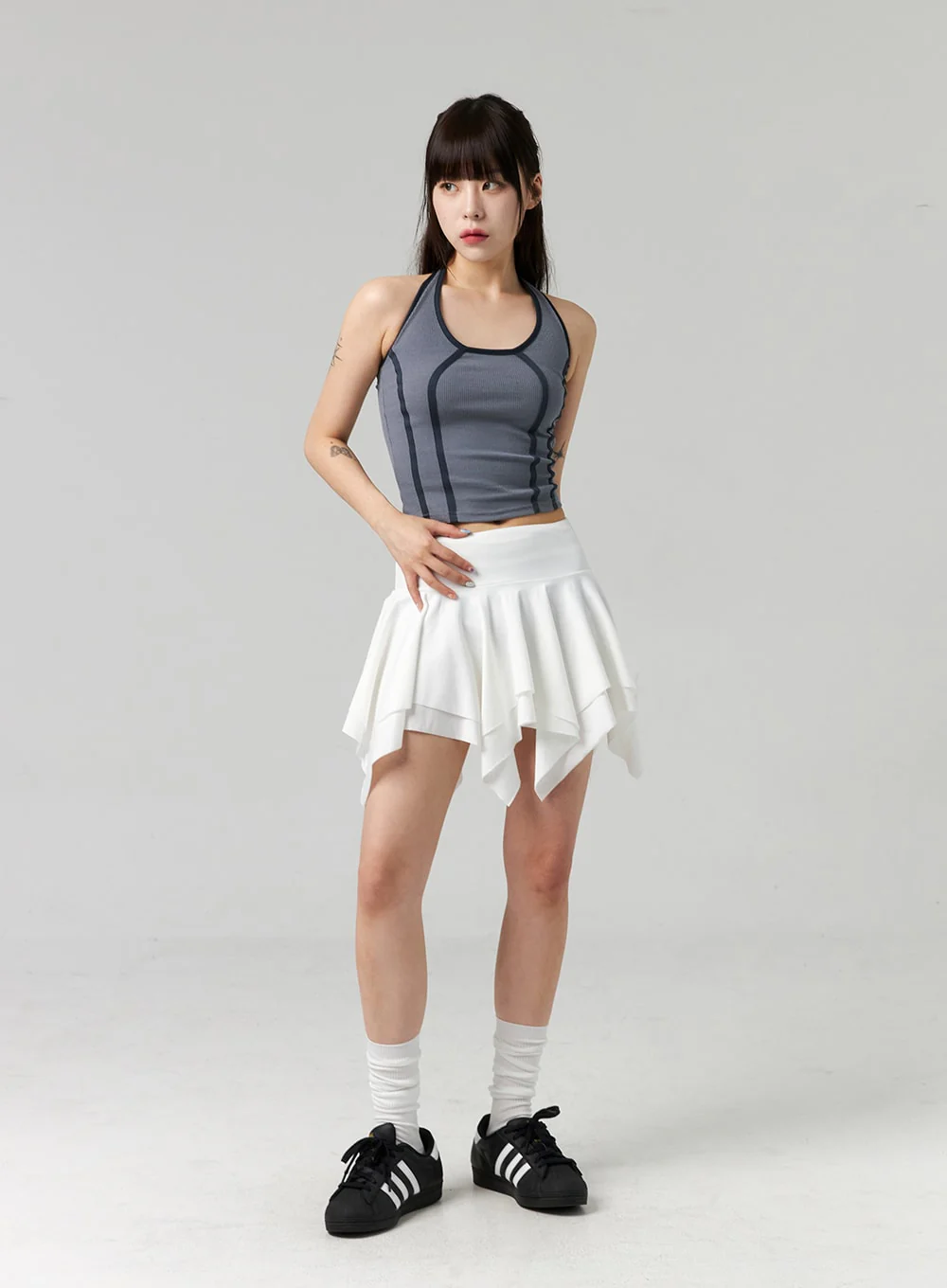 Halter Neck Stripe Top CL324 - Image 8