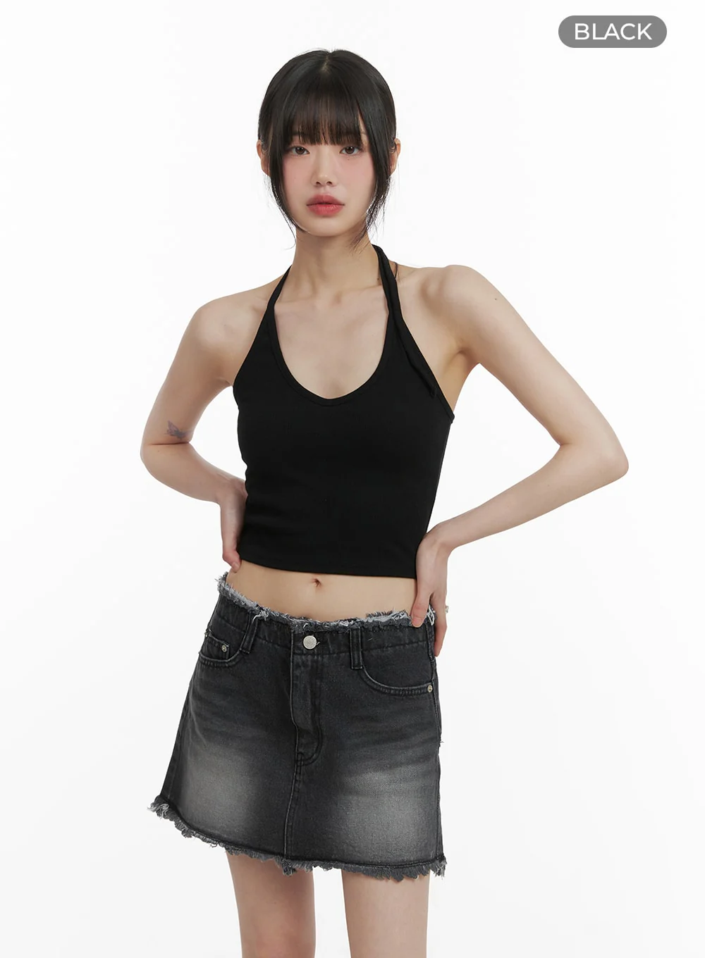 Halter Strap Crop Cami Top CA419 - Image 6