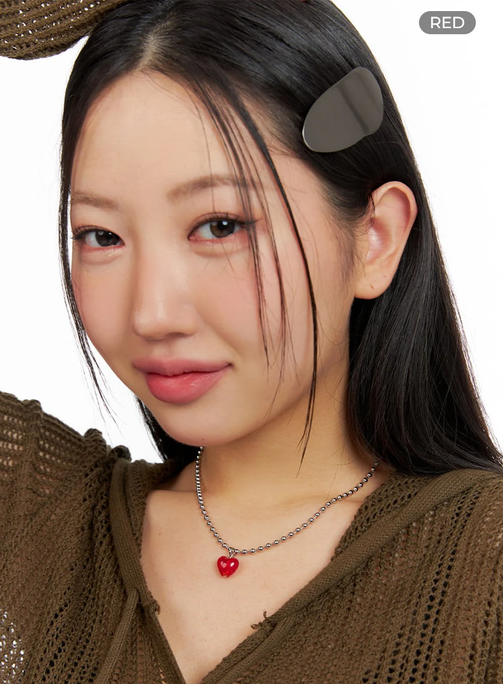 Heart Charm Necklace IF421 - Image 4