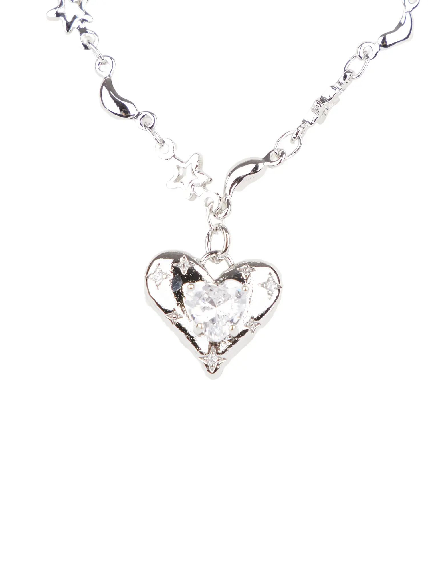 Heart Pendant Necklace CJ523 - Image 5