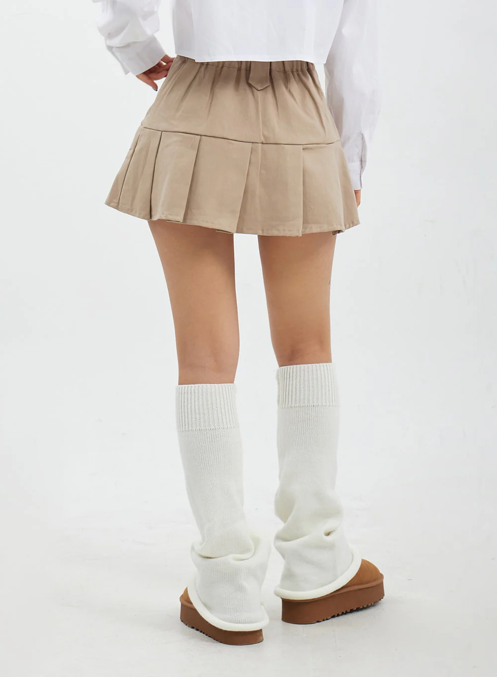 High Waist Pleated Mini Skirt CJ317 - Image 6