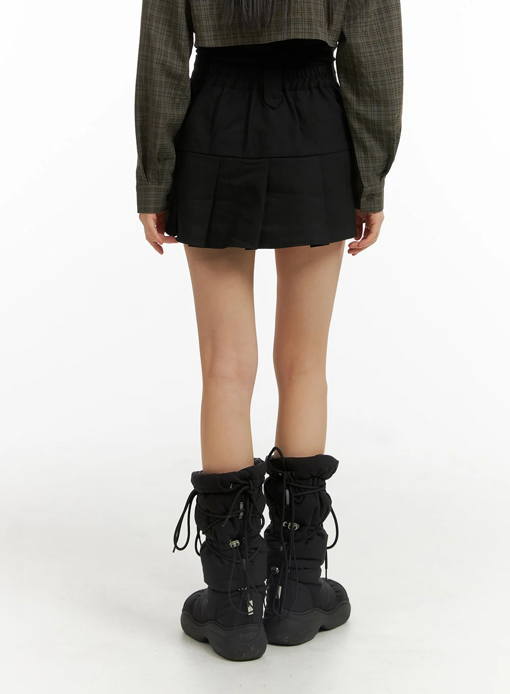 High Waist Pleated Mini Skirt CJ317 - Image 9