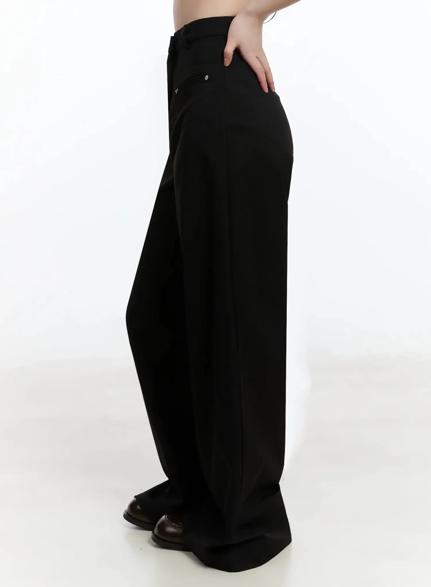 High-Waist Wide-Leg Pants IM513 - Image 10